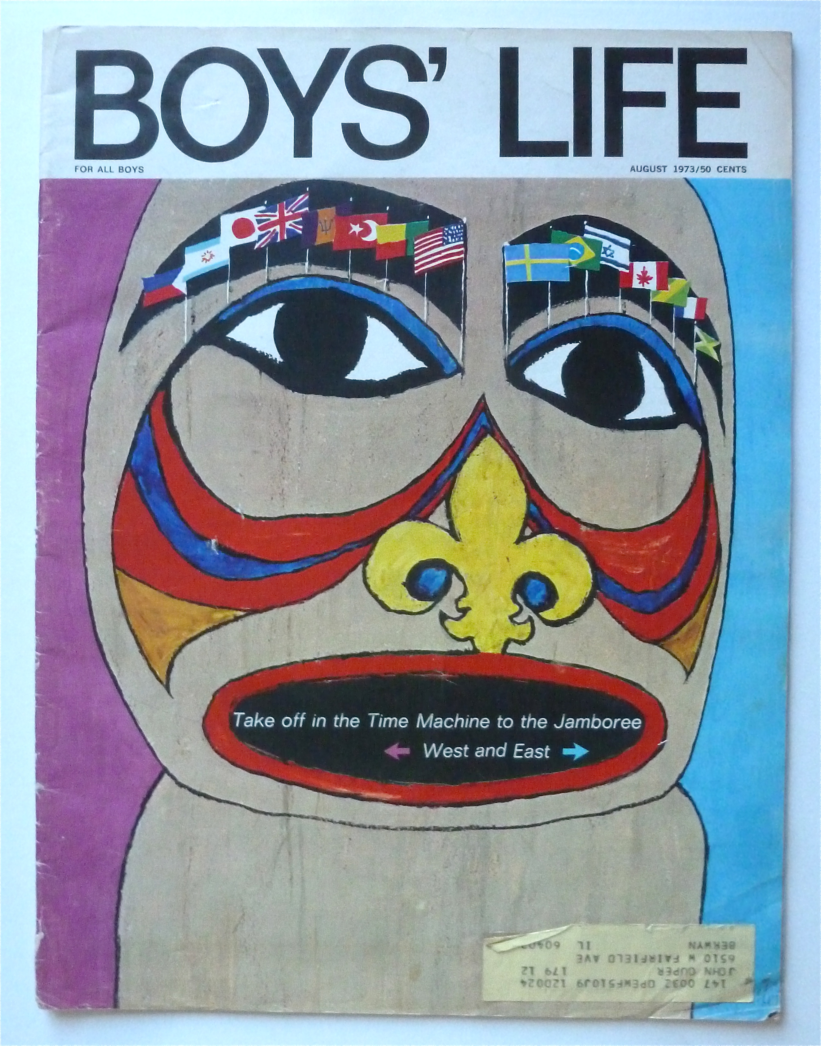 Boys Life Magazine August 1973 The Time Machine