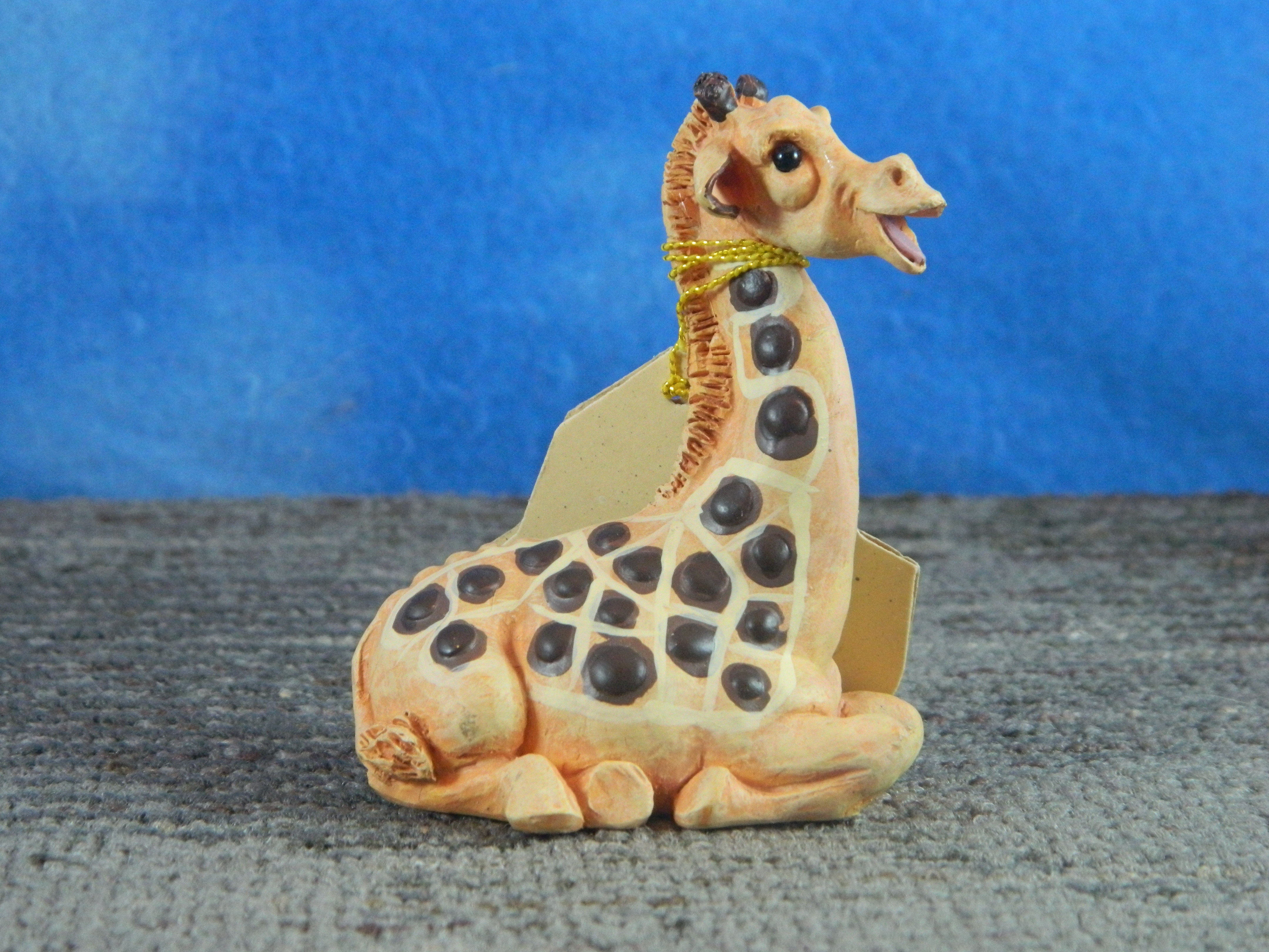 Pete Apsit Small Lying Giraffe Holy Herd Resin