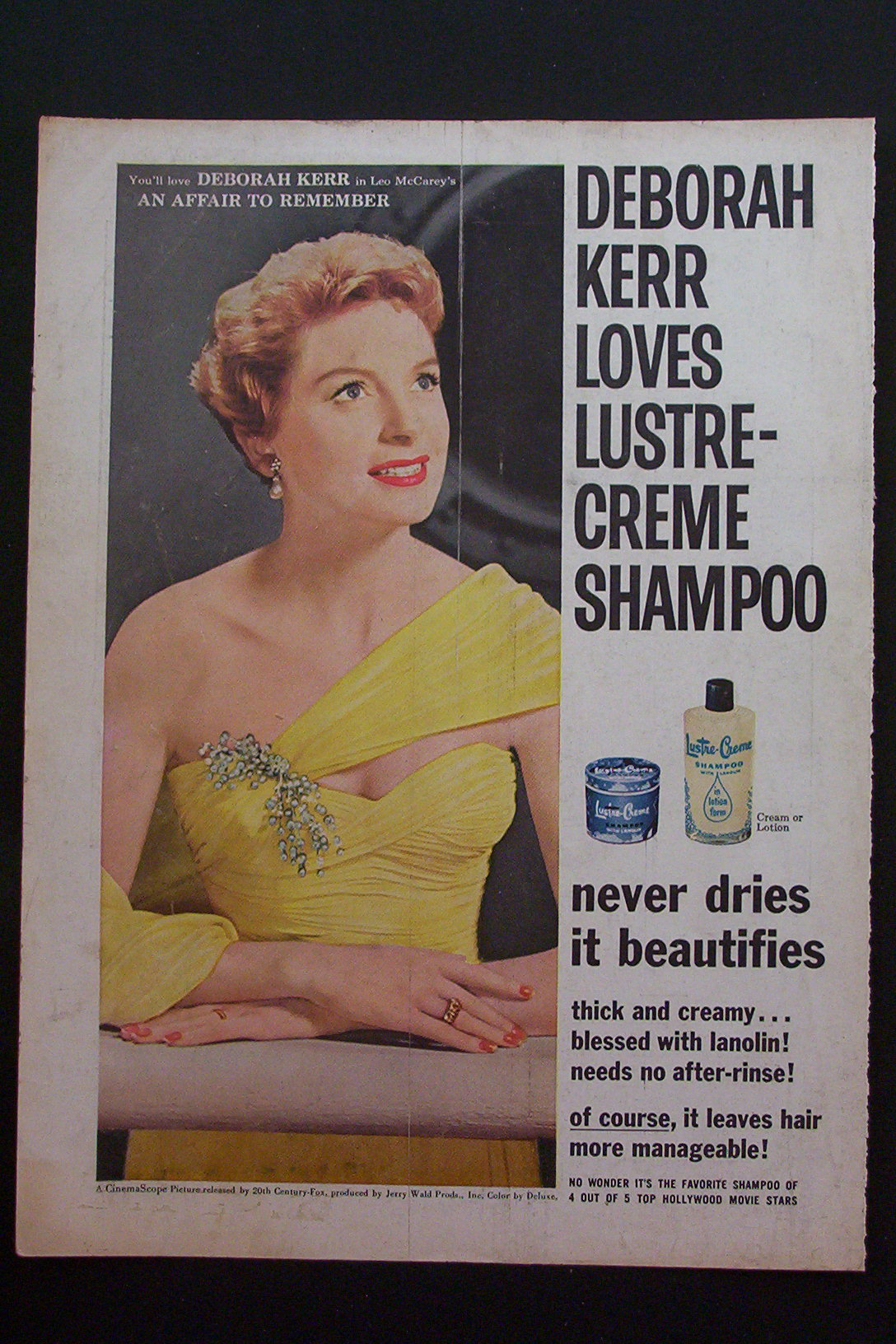 1957 Lustre-Creme Shampoo with Deborah Kerr