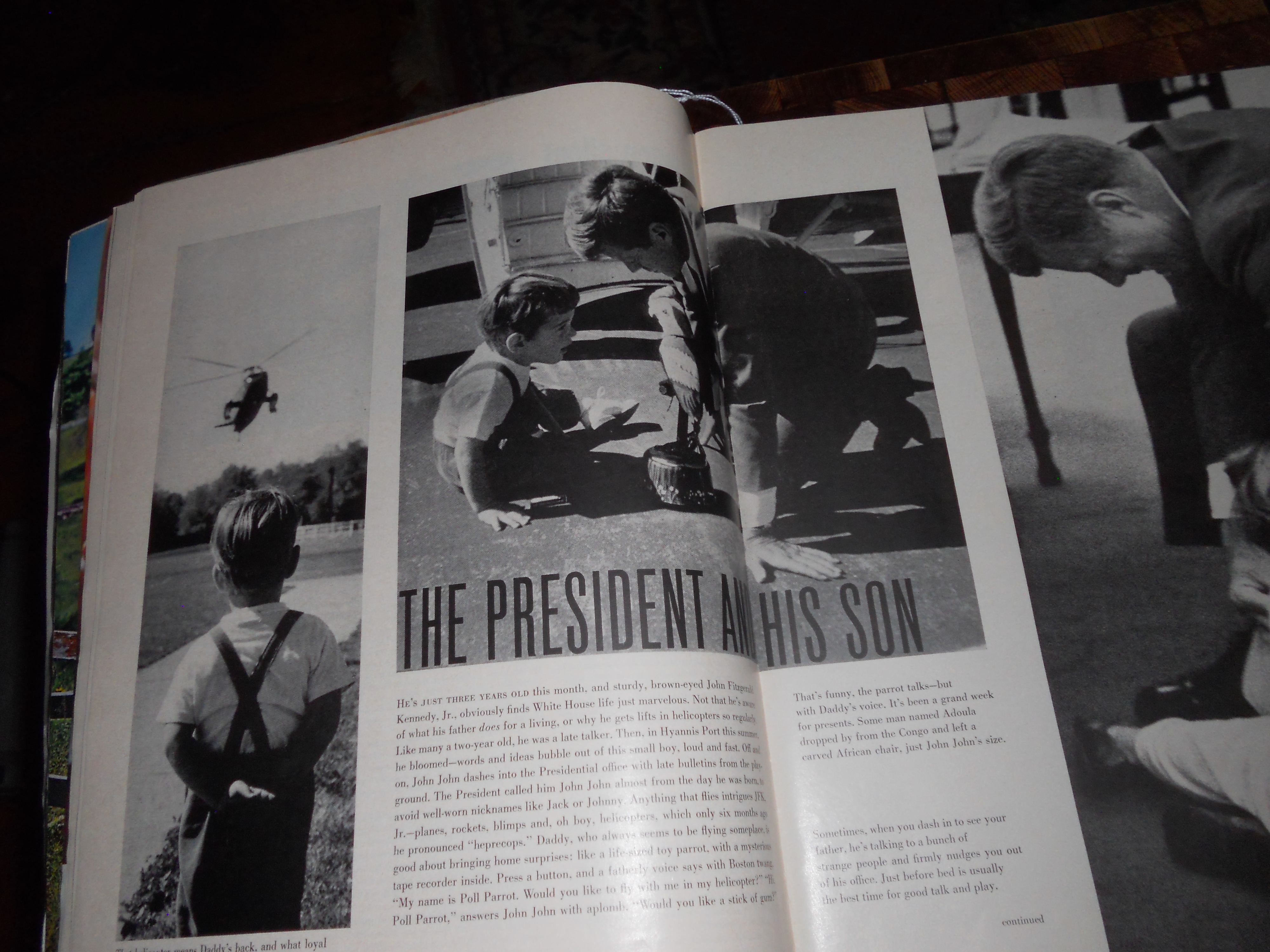 John F. Kennedy and Son Look, 1963