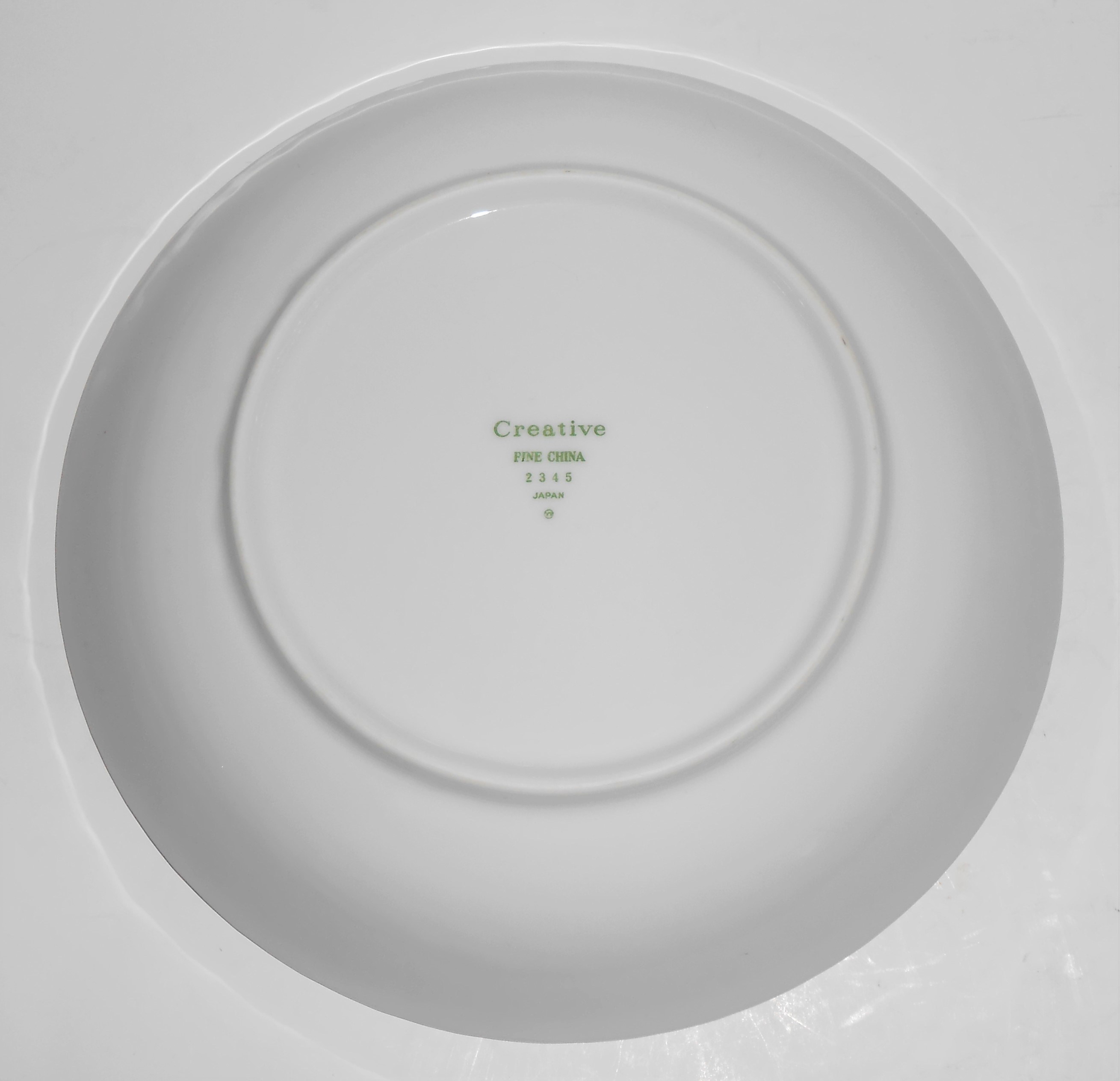 Creative Porcelain China 2345 Regency Rose Platinum Sou