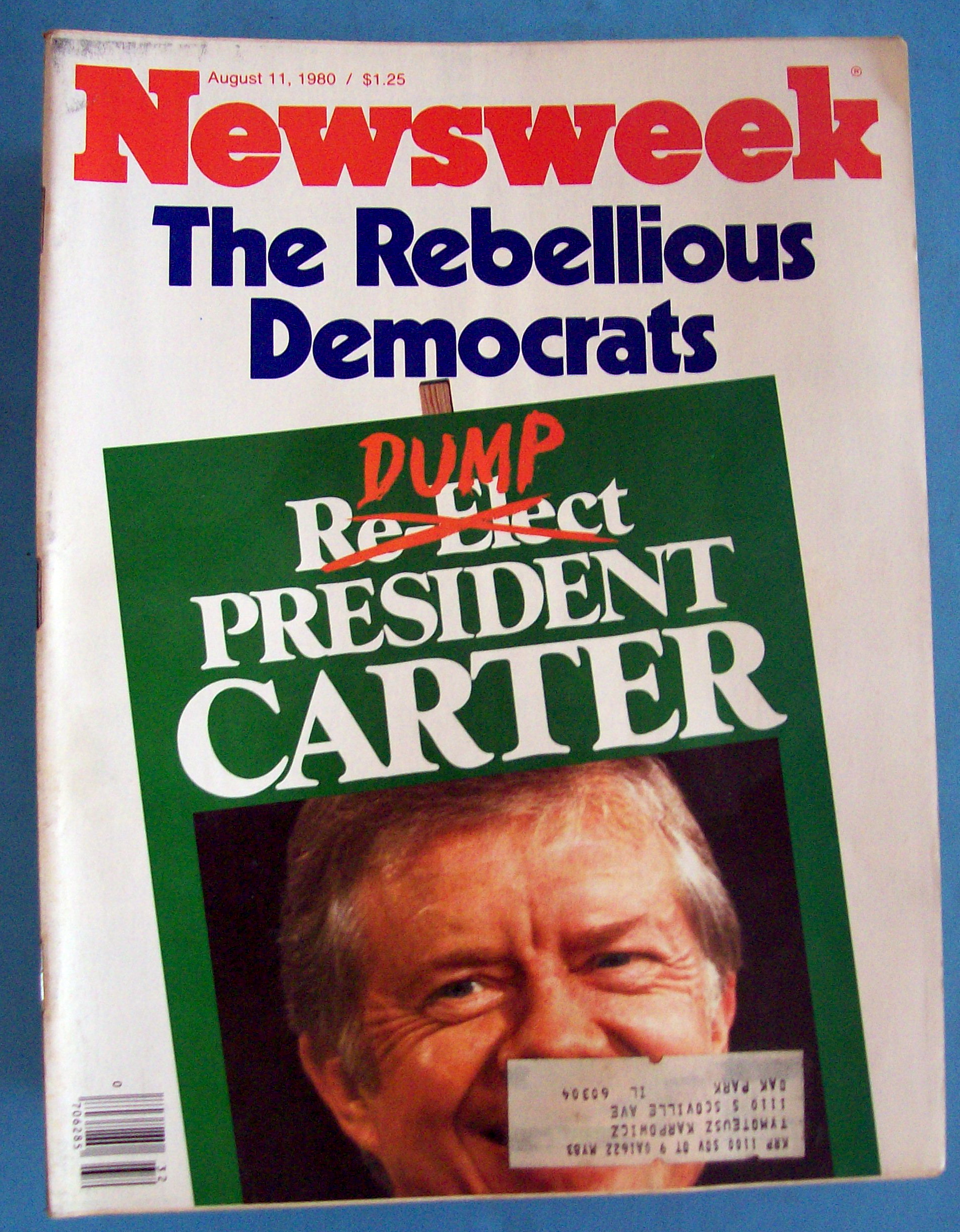 Newsweek Magazine - August 11, 1980 - President Carter