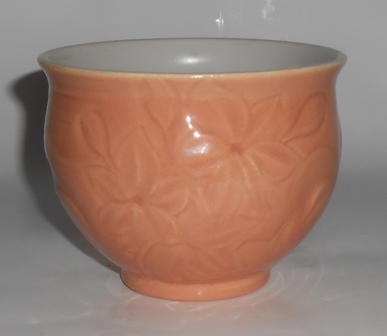 Franciscan Catalina Pottery Encanto Art Ware Coral/Grey