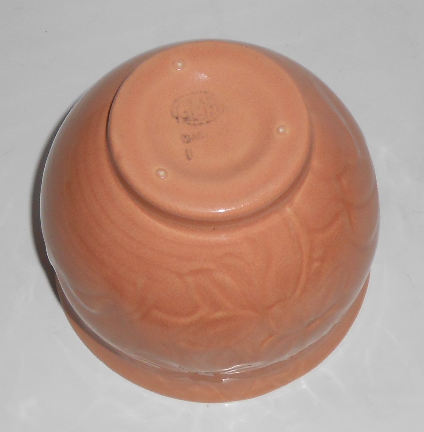 Franciscan Catalina Pottery Encanto Art Ware Coral/Grey