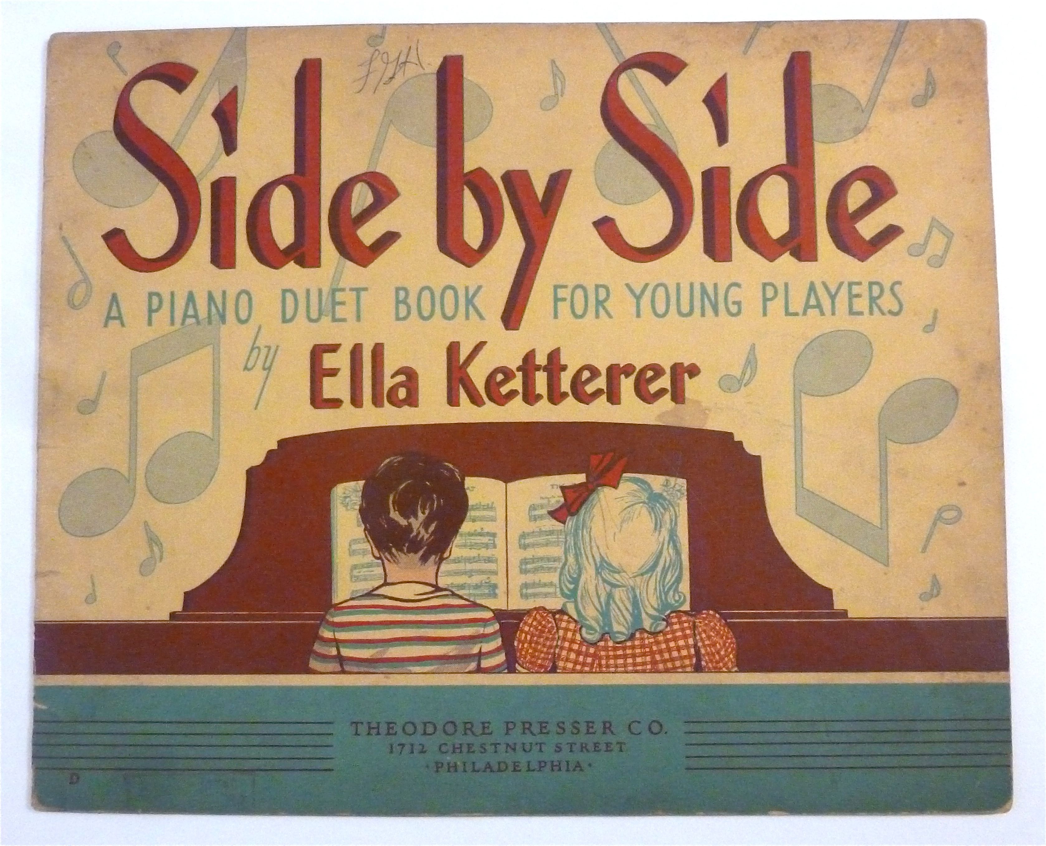 Sheet Music Book For 1940 Side By Side