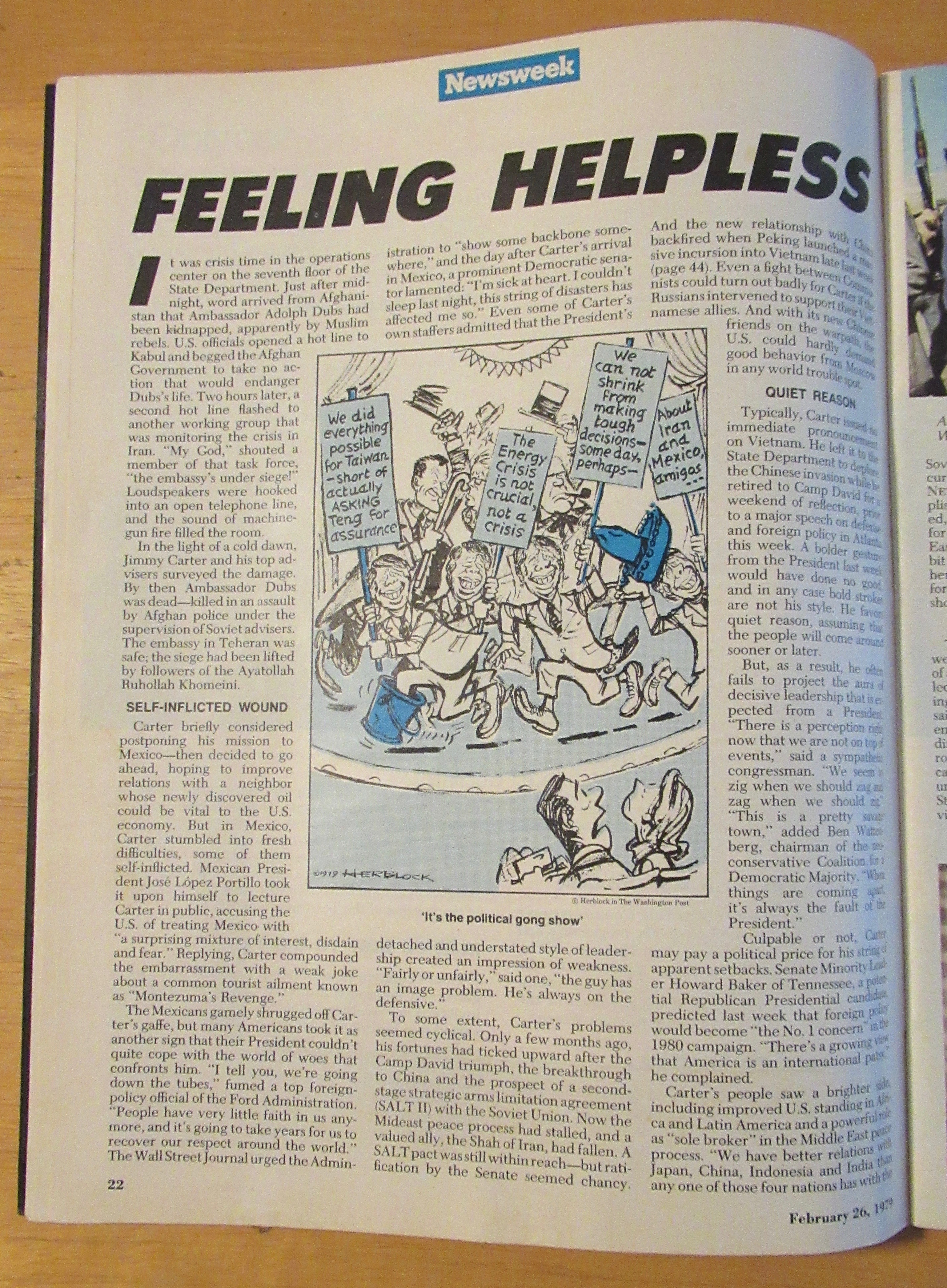 Newsweek Magazine-February 26, 1979-Ambassador Sullivan