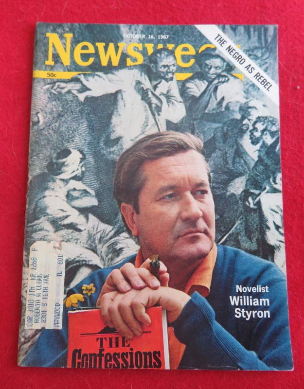 Newsweek Magazine October 16, 1967 Novelist William Styron