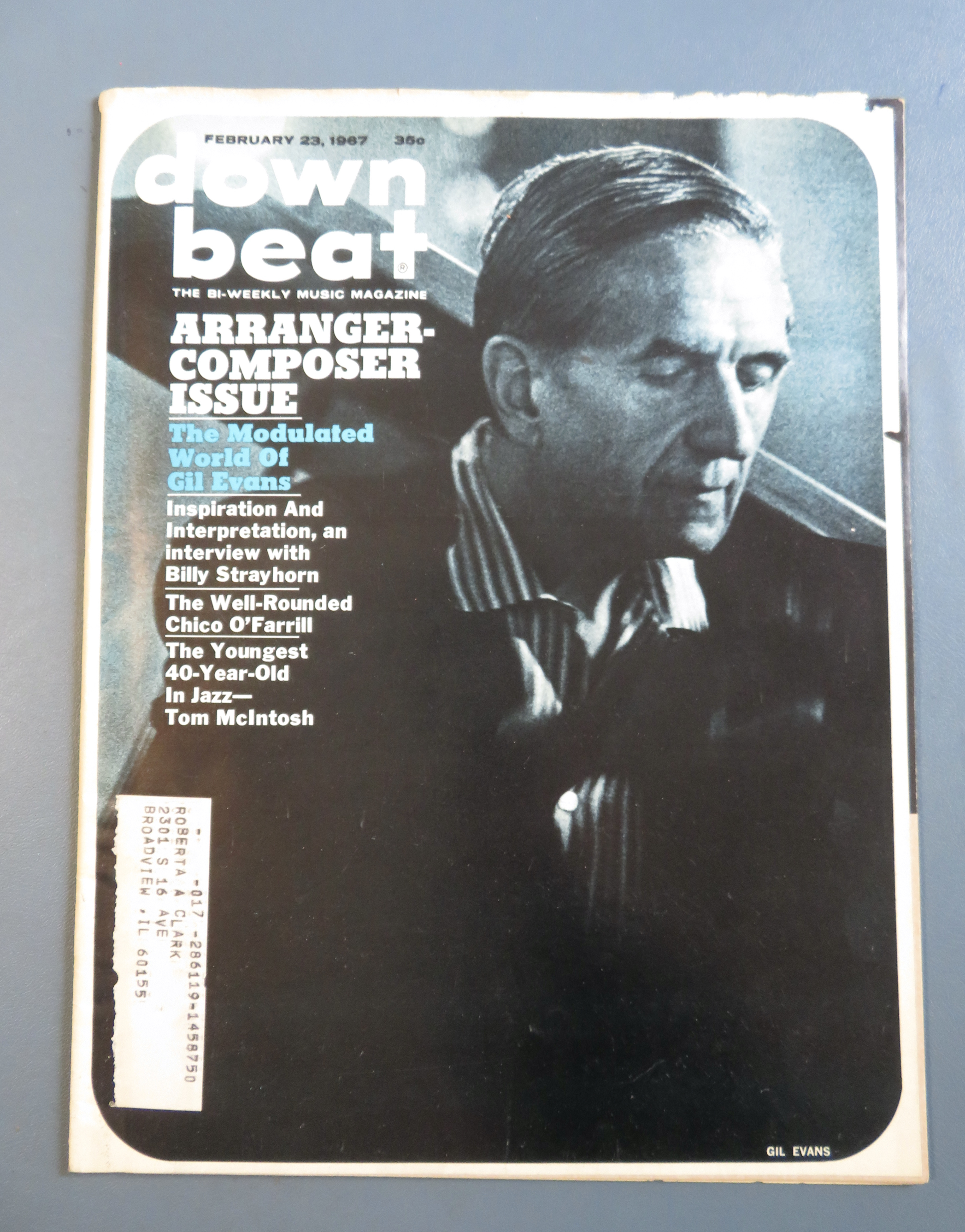 Downbeat Magazine February 23, 1967 Gil Evans