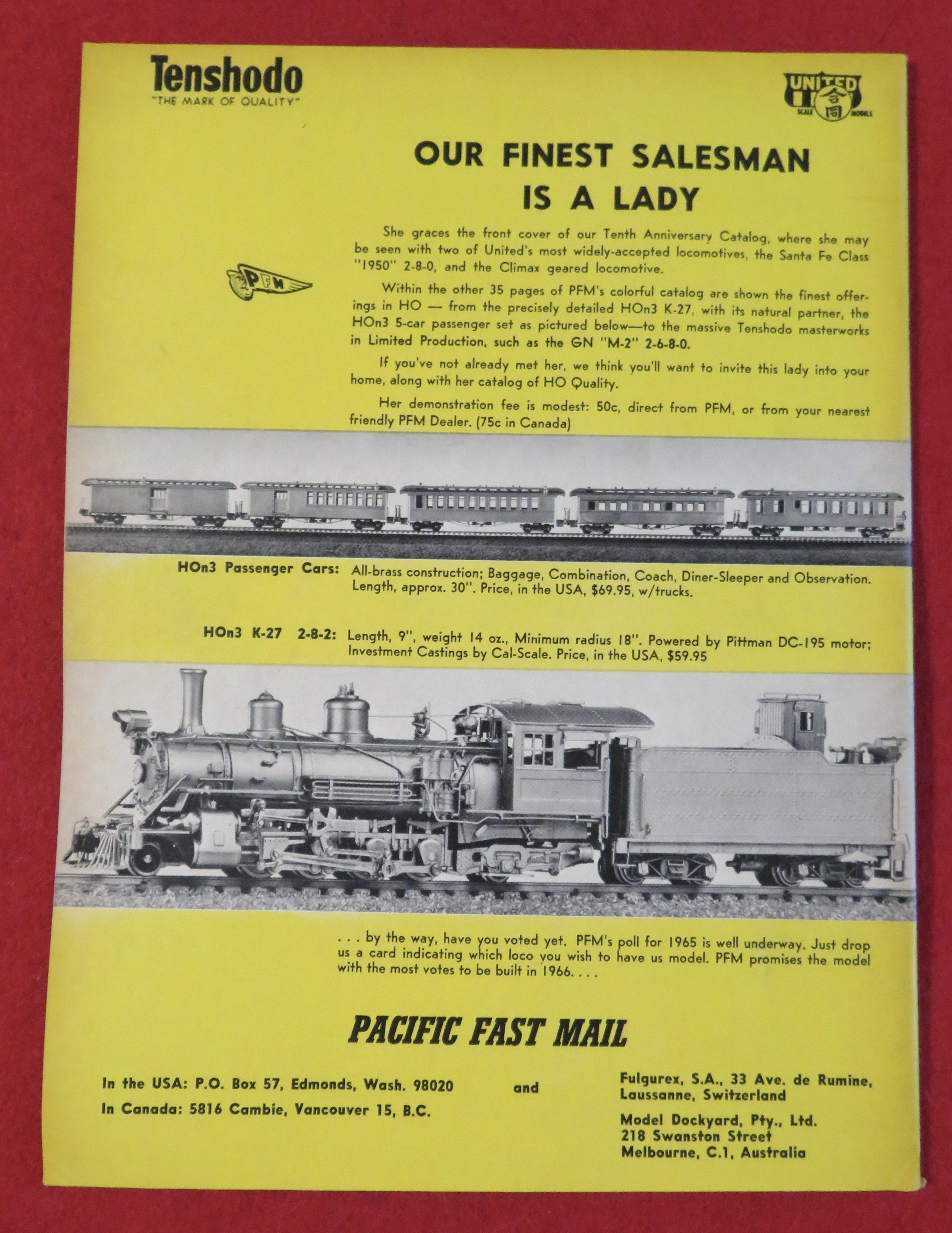 Railroad Model Craftsman Magazine May 1965