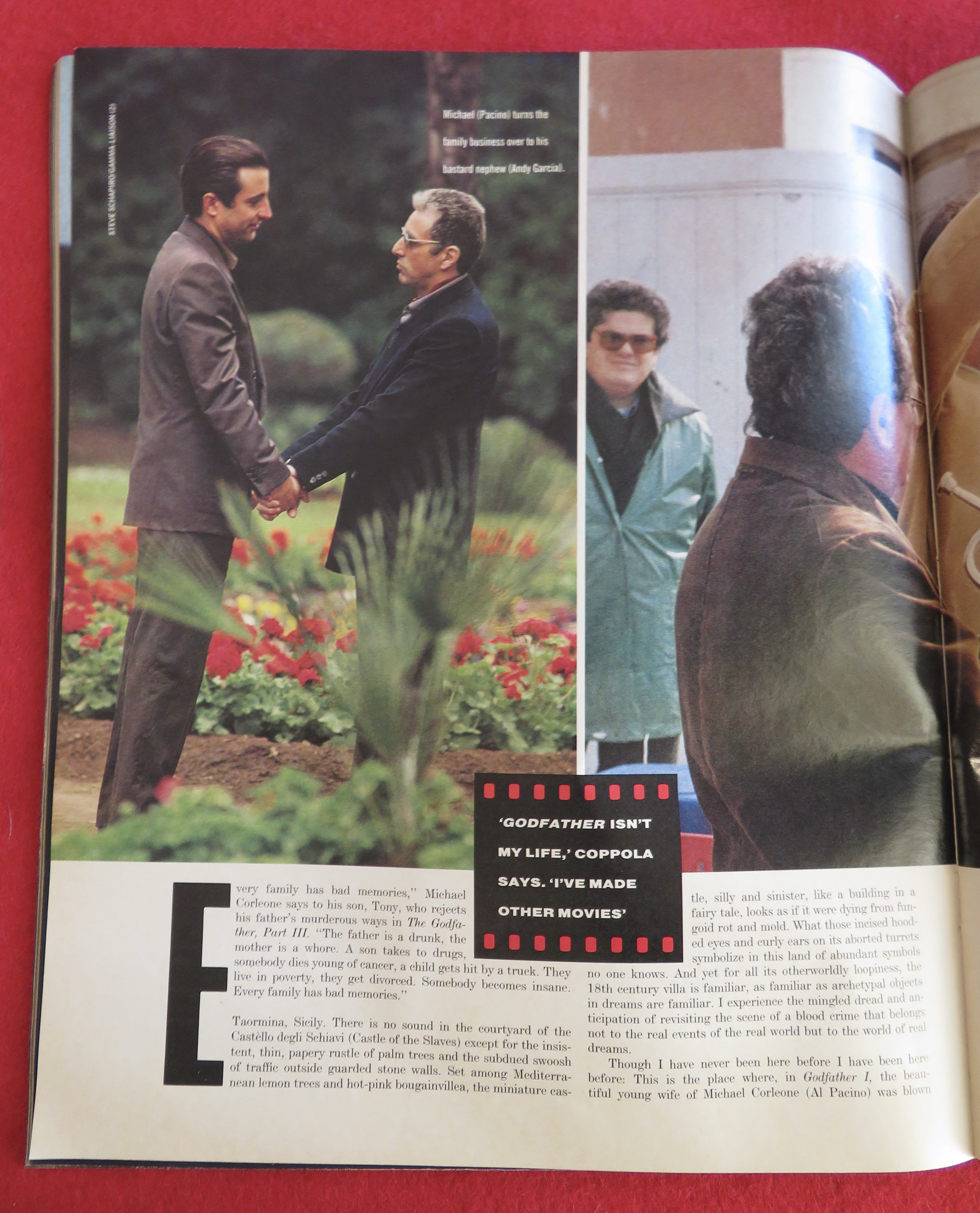 Life Magazine November 1990 Godfather III