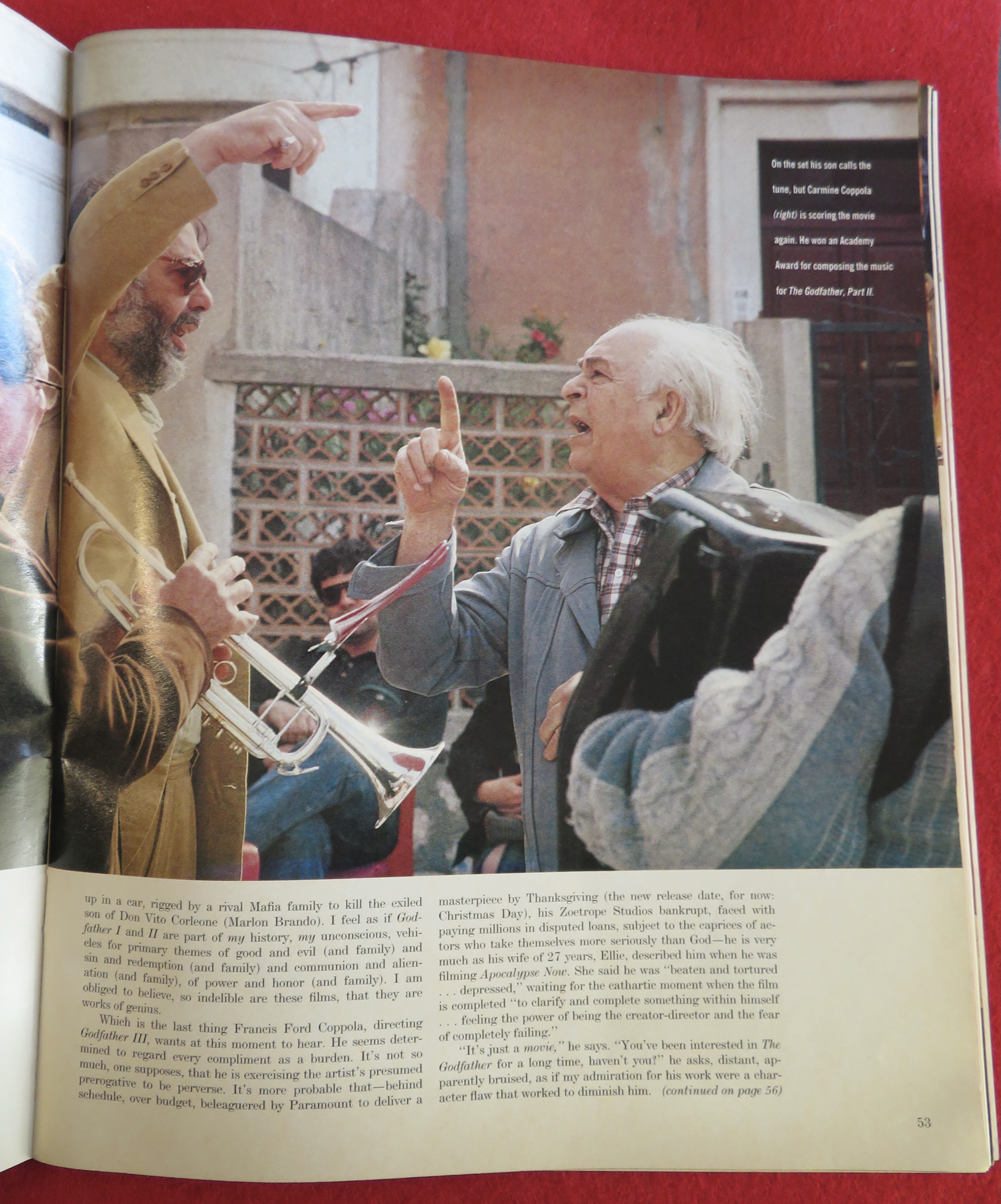 Life Magazine November 1990 Godfather III