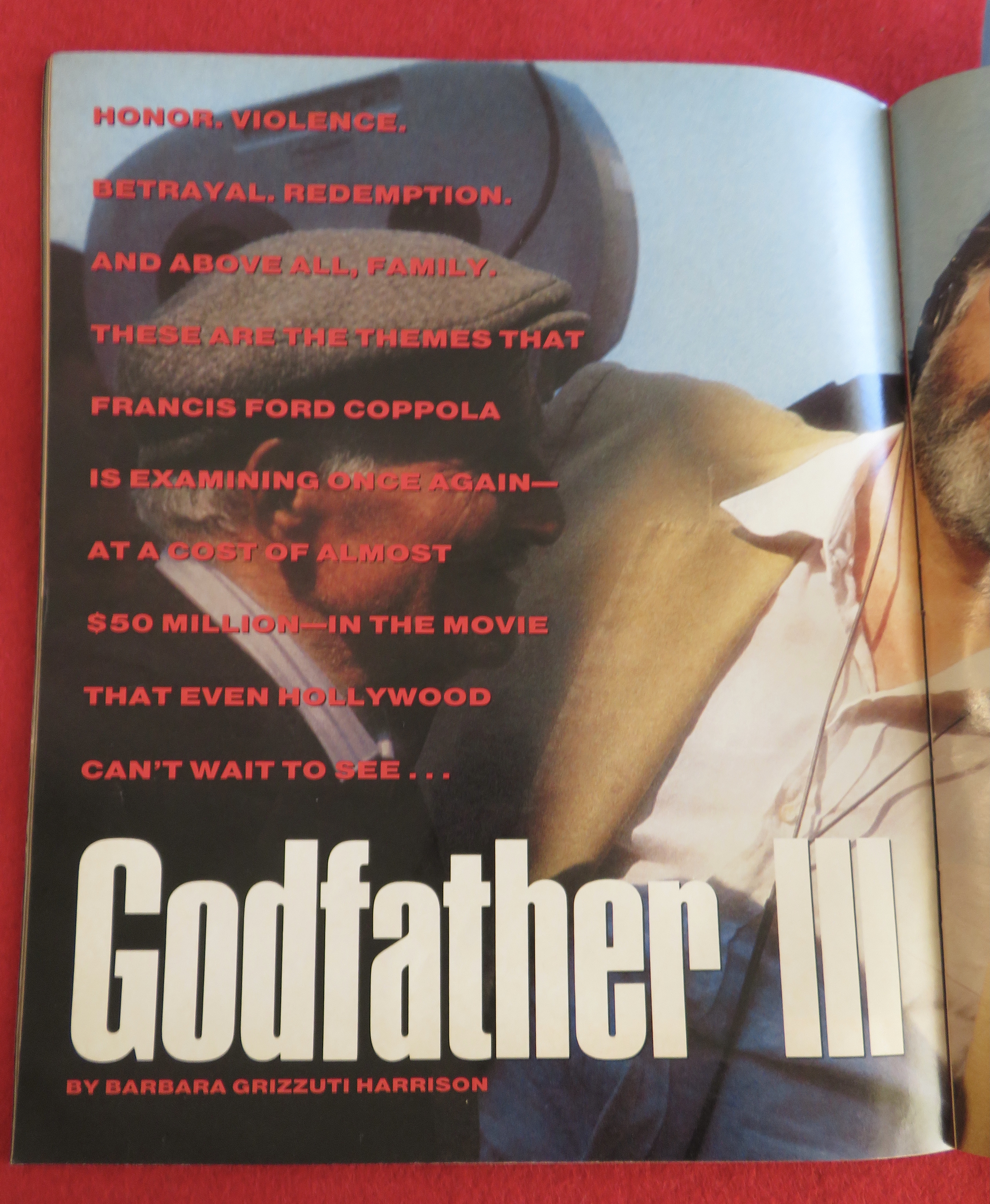 Life Magazine November 1990 Godfather III