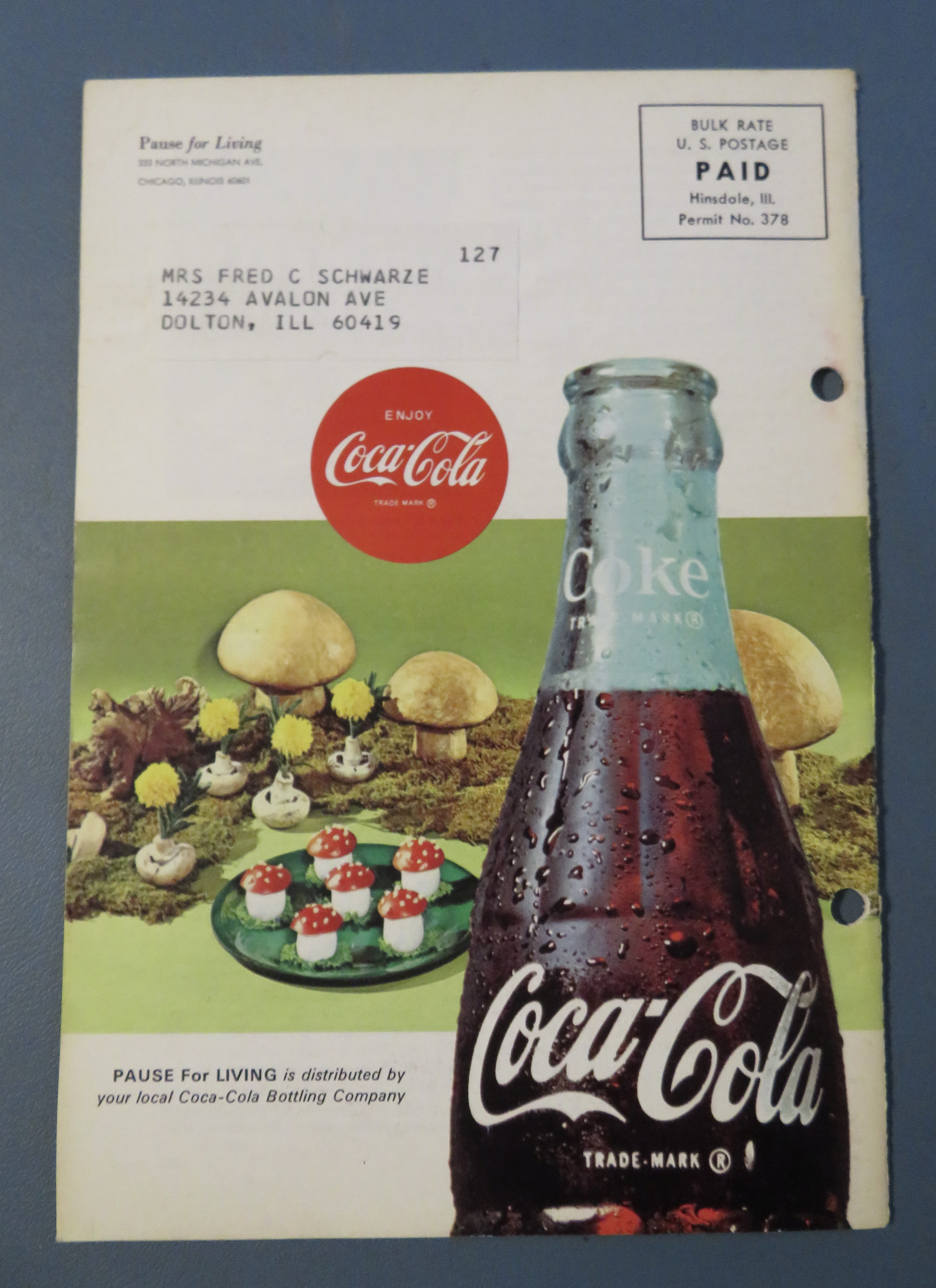 Pause For Living Magazine (Coke) Spring 1969