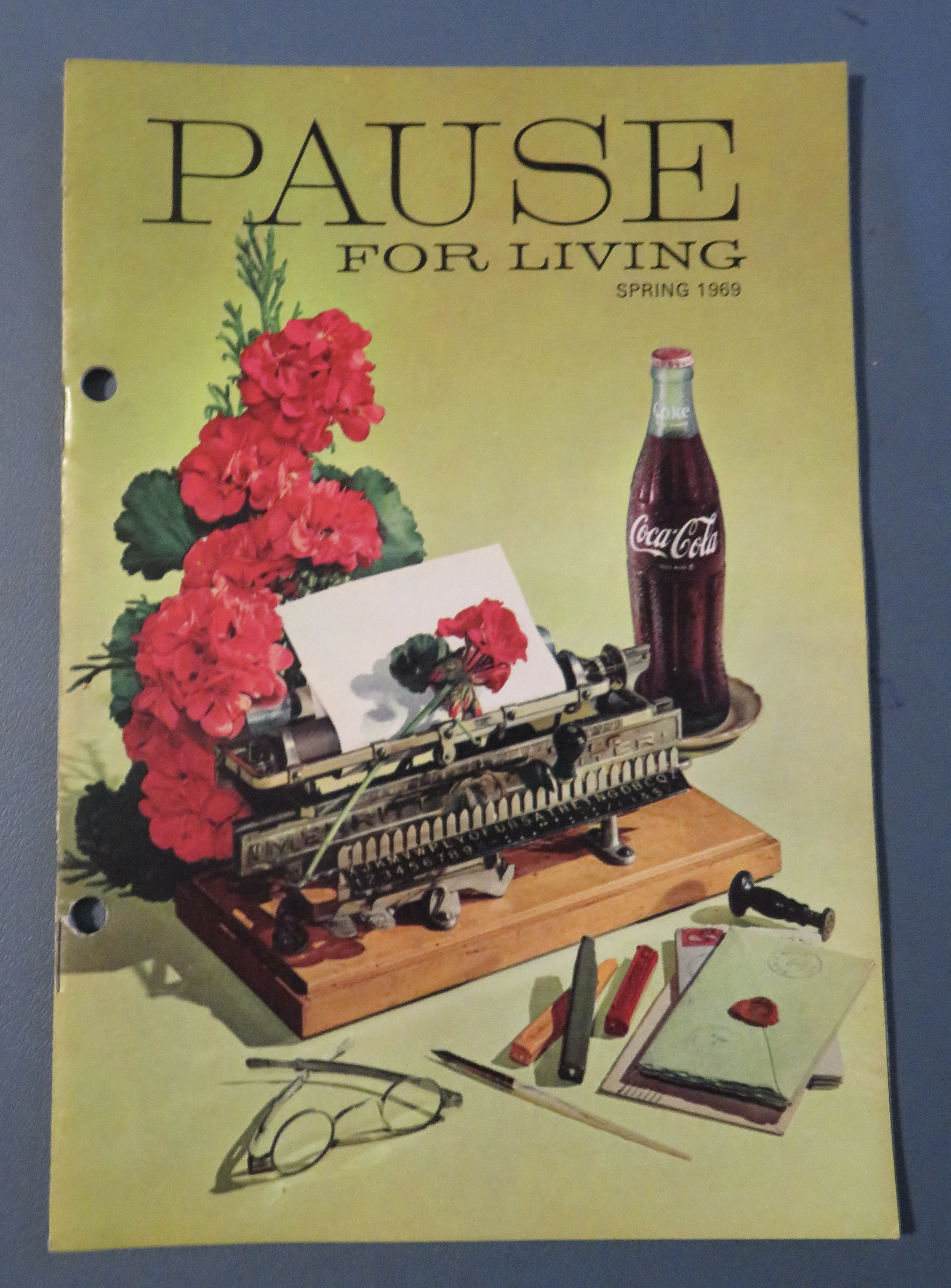Pause For Living Magazine (Coke) Spring 1969