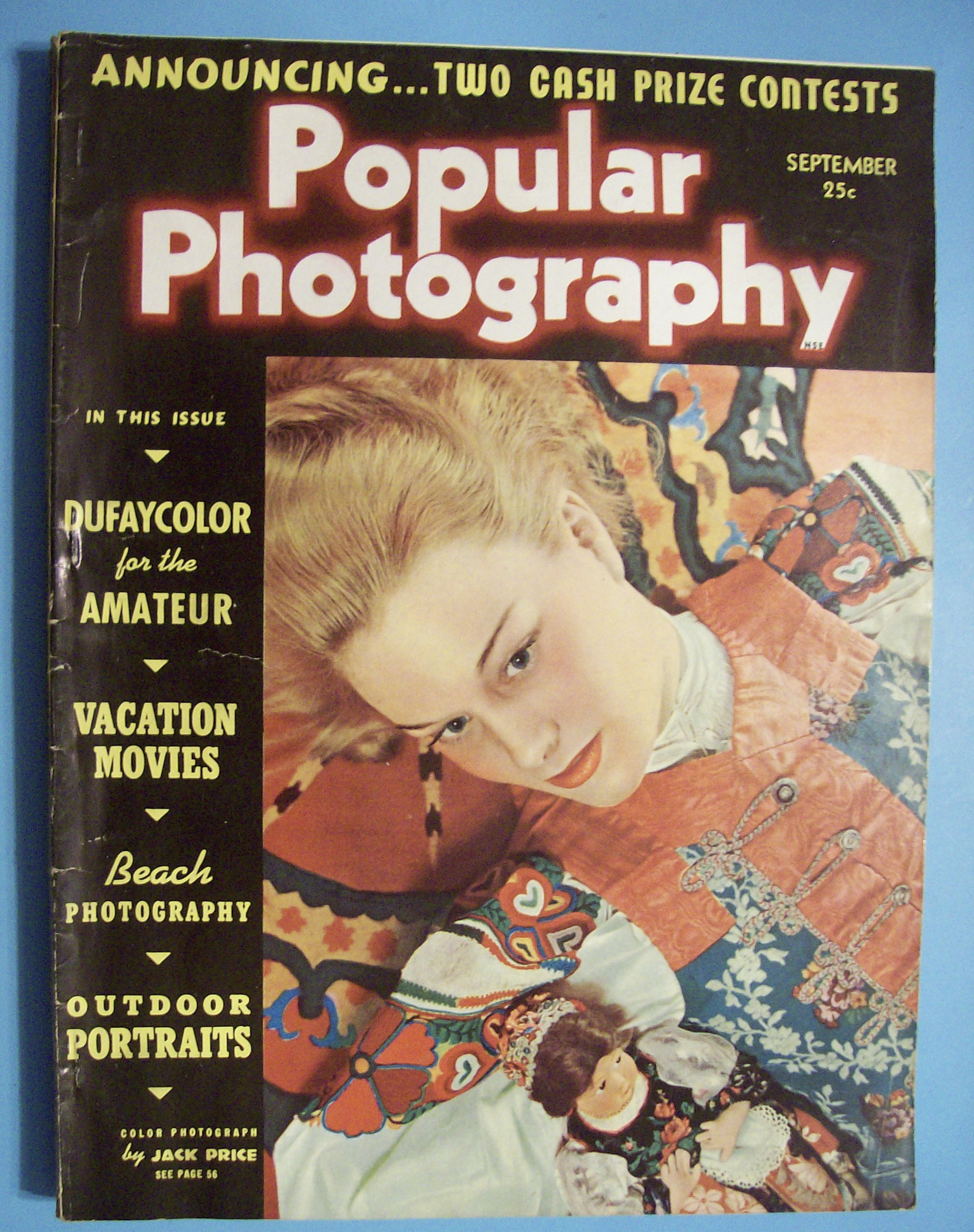 Popular Photography Magazine - September 1938