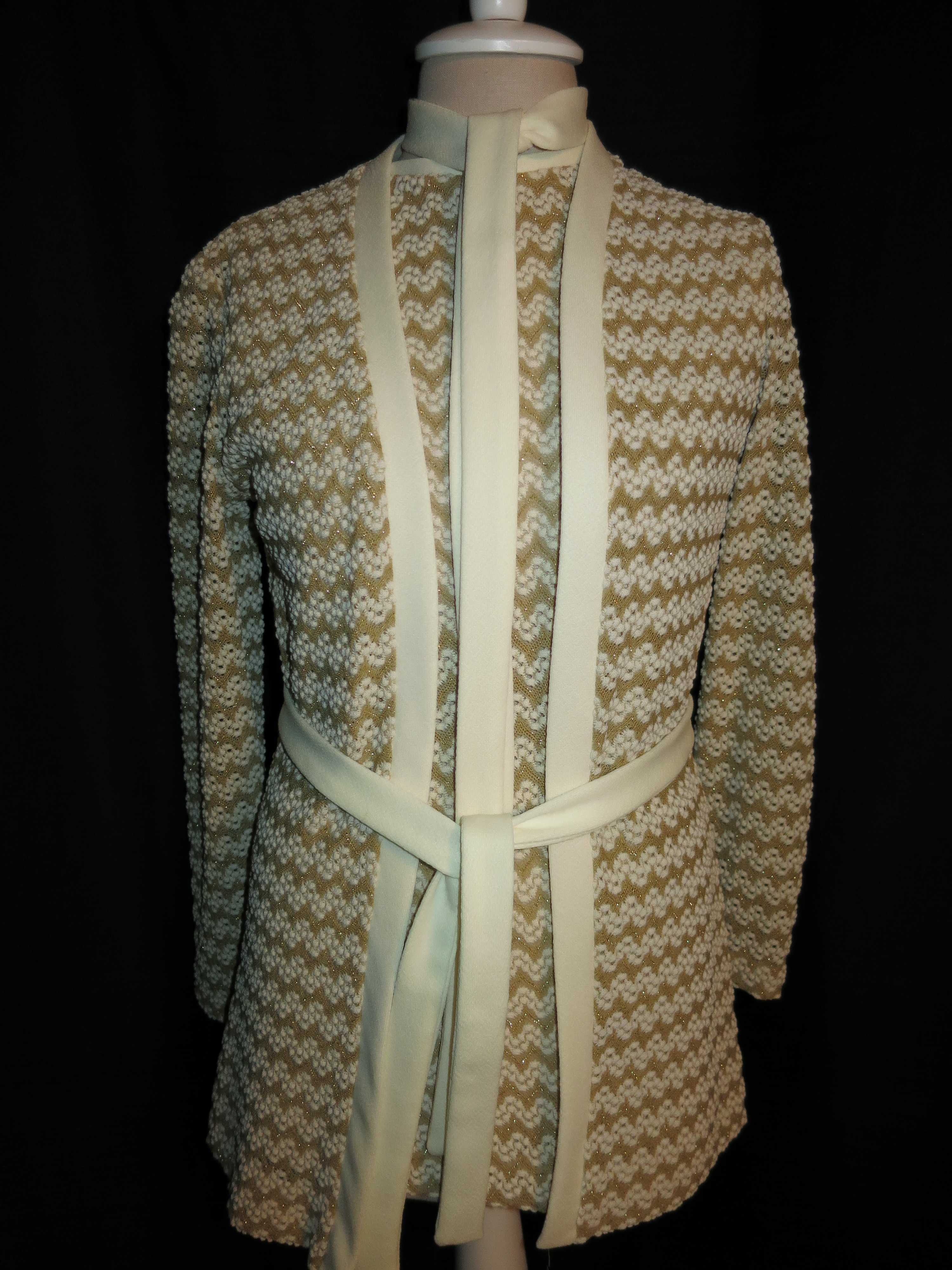 Vintage Sears Fashions Blouse Blazer Jacket Set Size 10