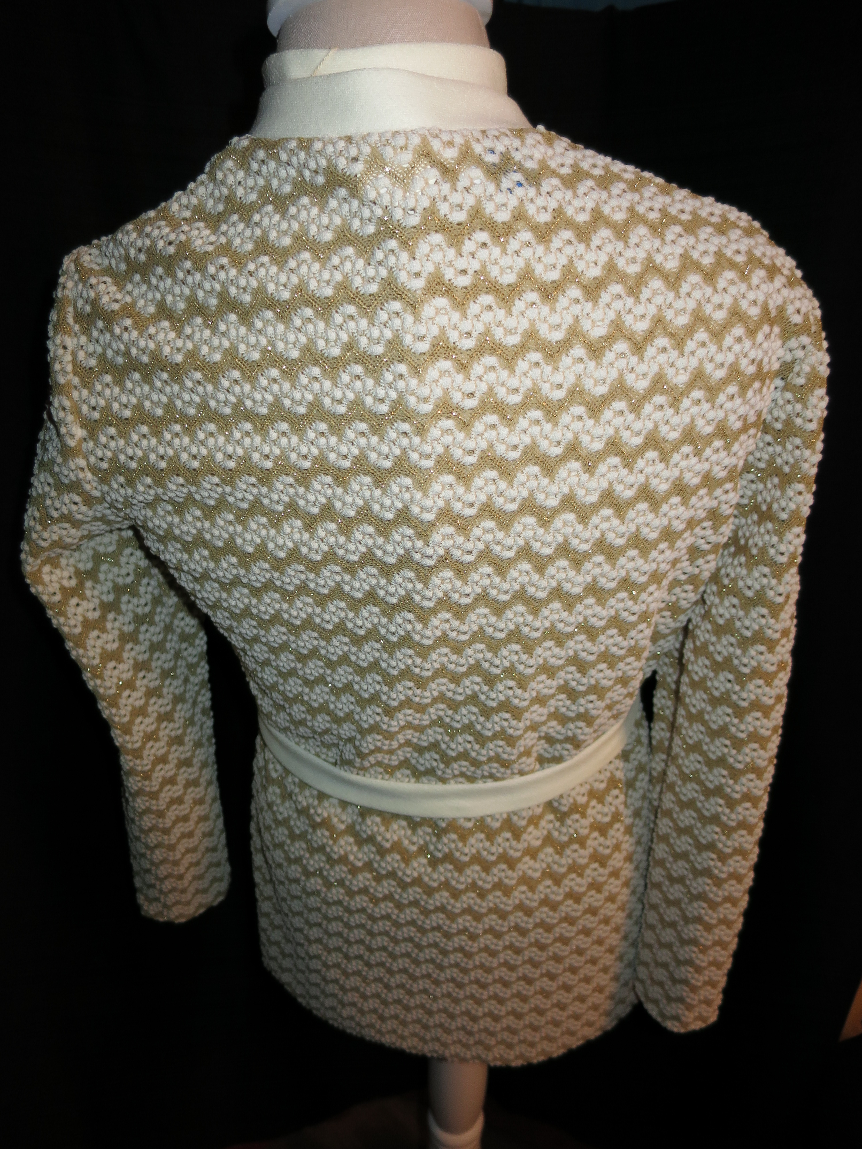 Vintage Sears Fashions Blouse Blazer Jacket Set Size 10