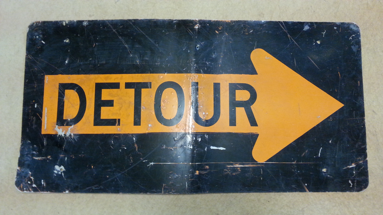 Detour Sign