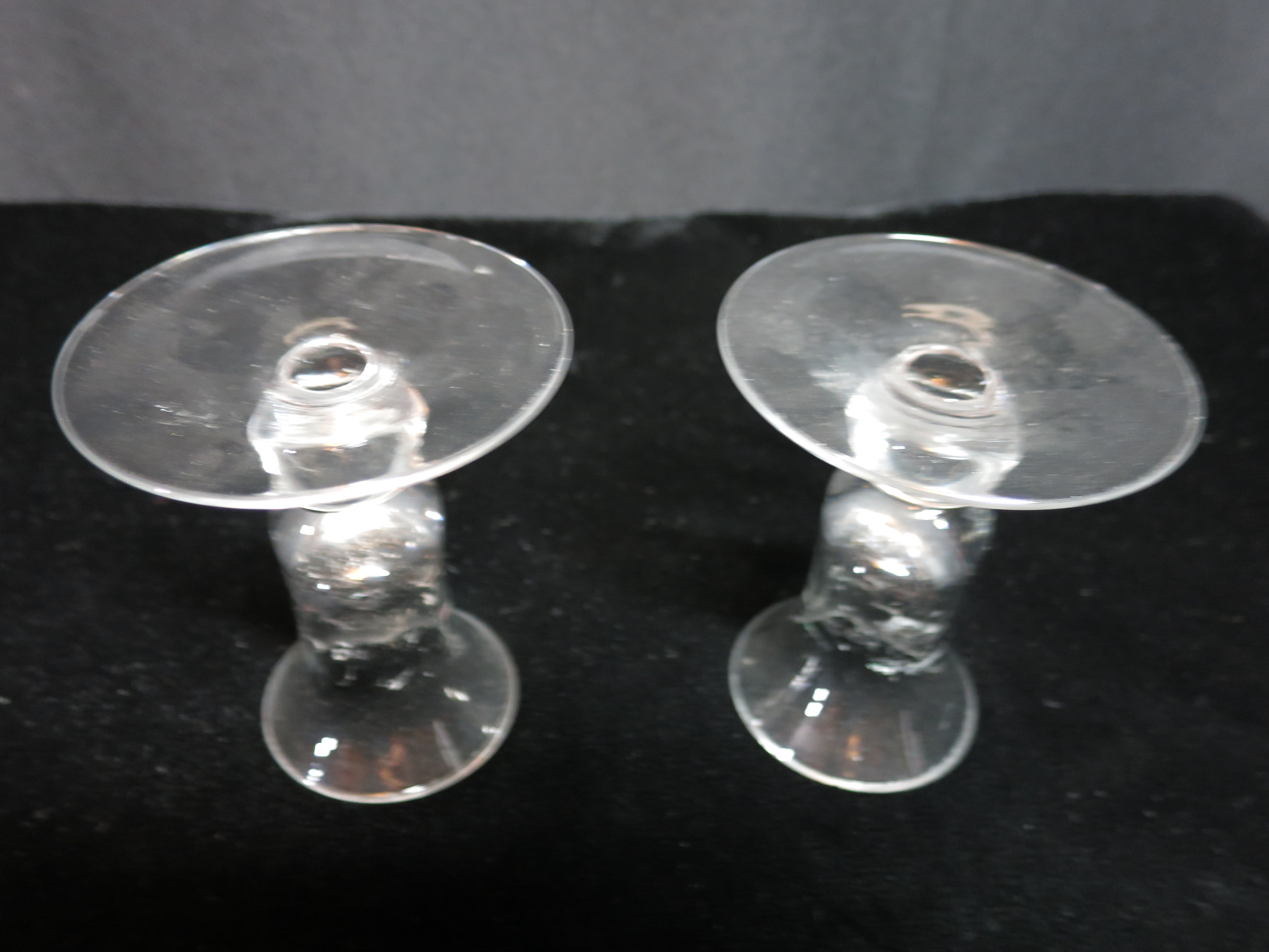Candlewick Style Bubble Candle Holder Sticks