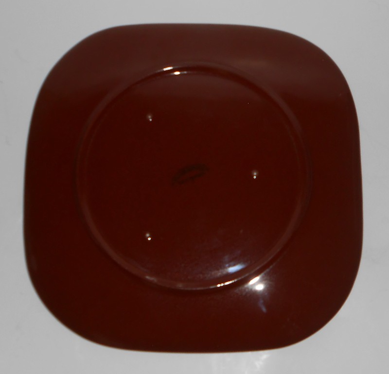 VINTAGE Franciscan Pottery Tiempo Hot Chocolate Brown Dinner Plate