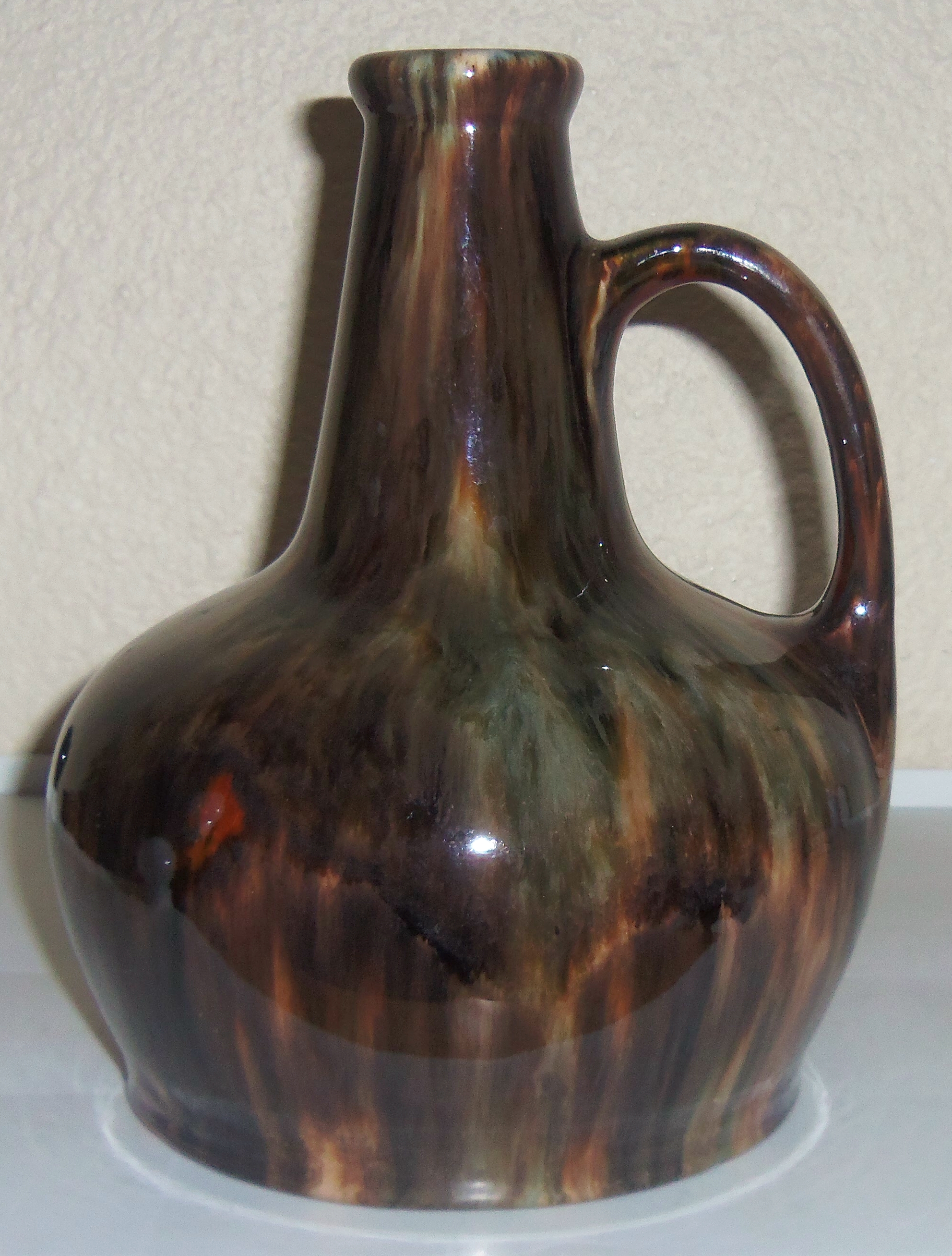 BRUSH McCOY POTTERY BROWN ONYX #130 JUG