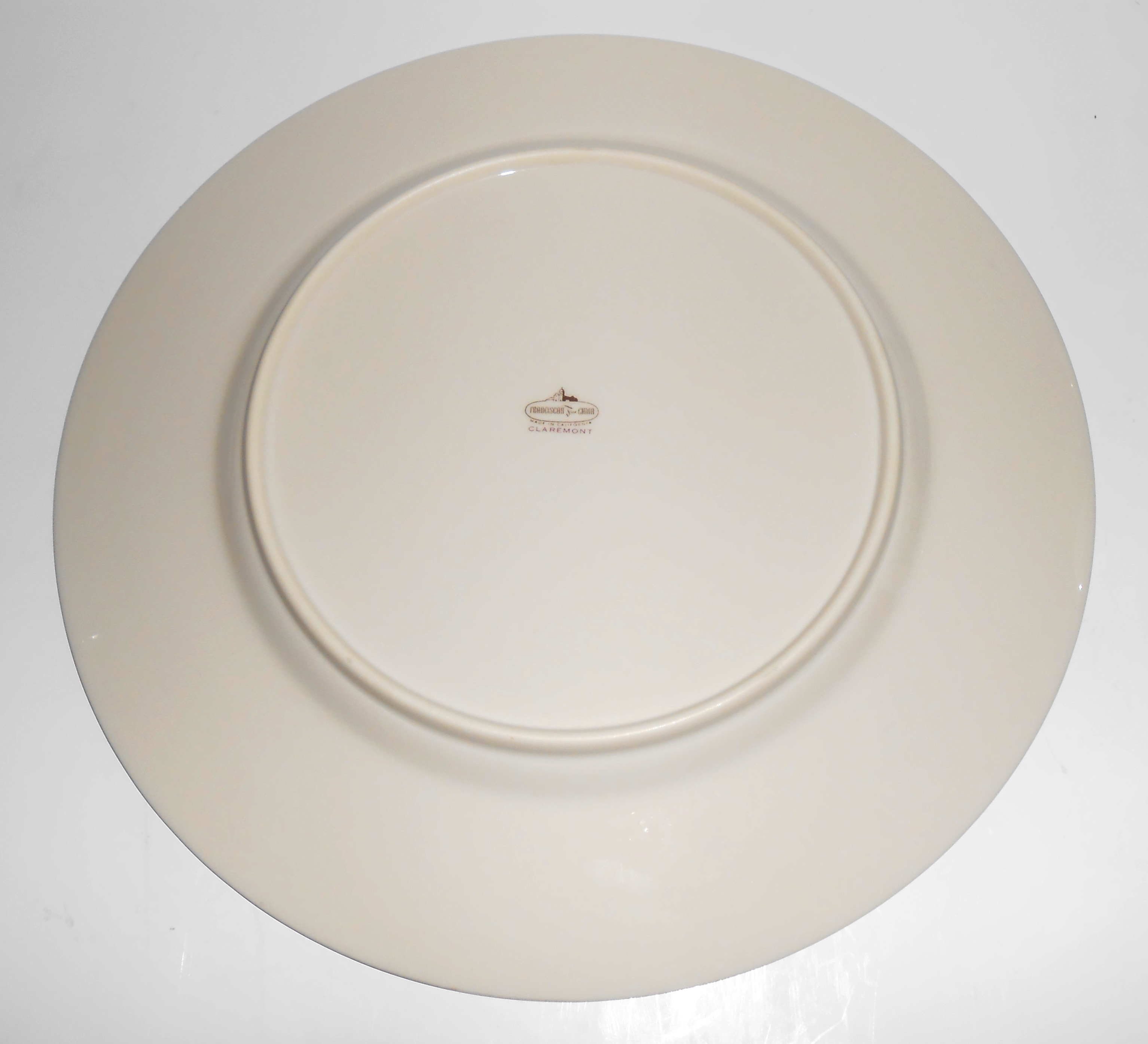 Franciscan Pottery Claremont Fine China Dinner Plate