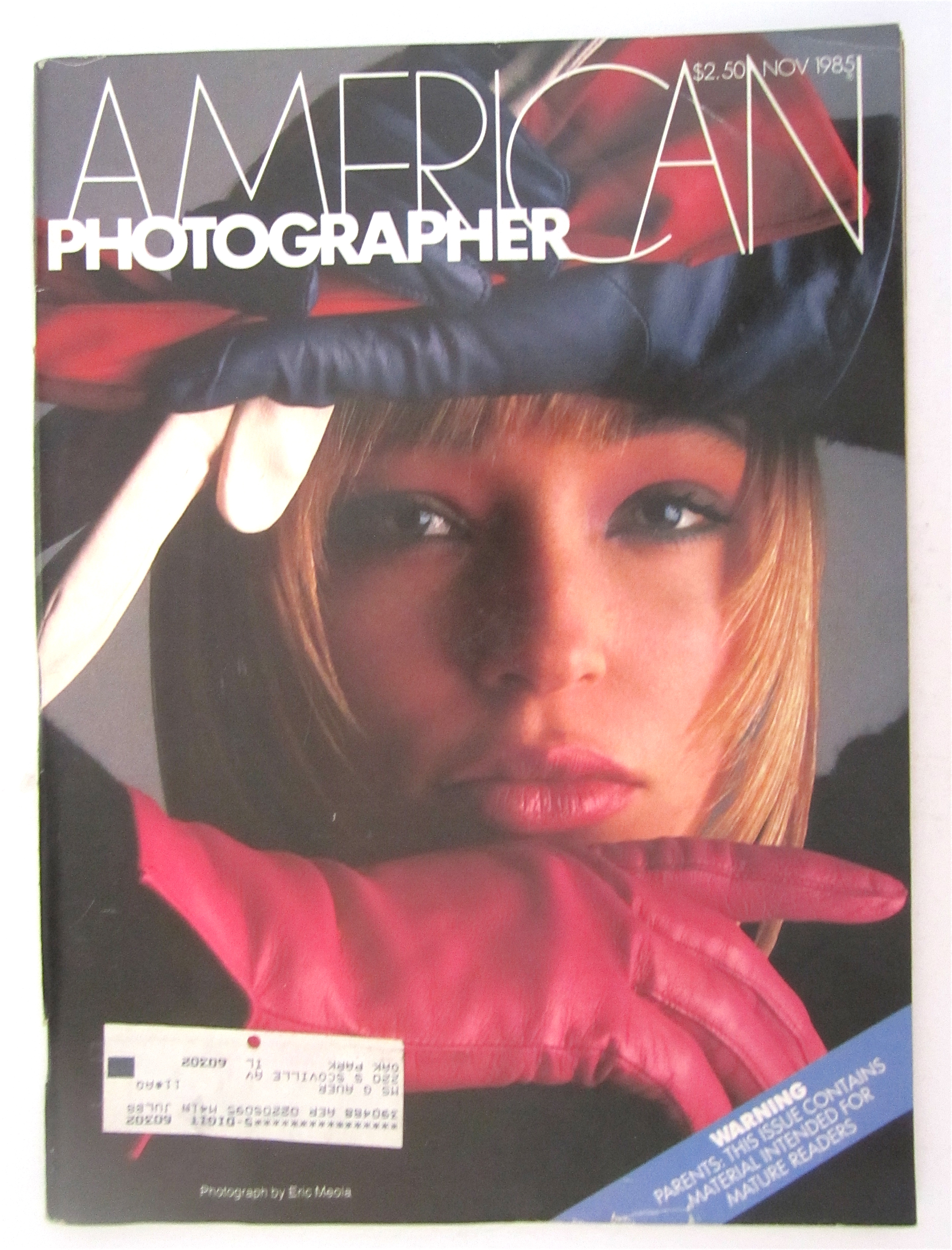 American Photographer Magazine November 1985