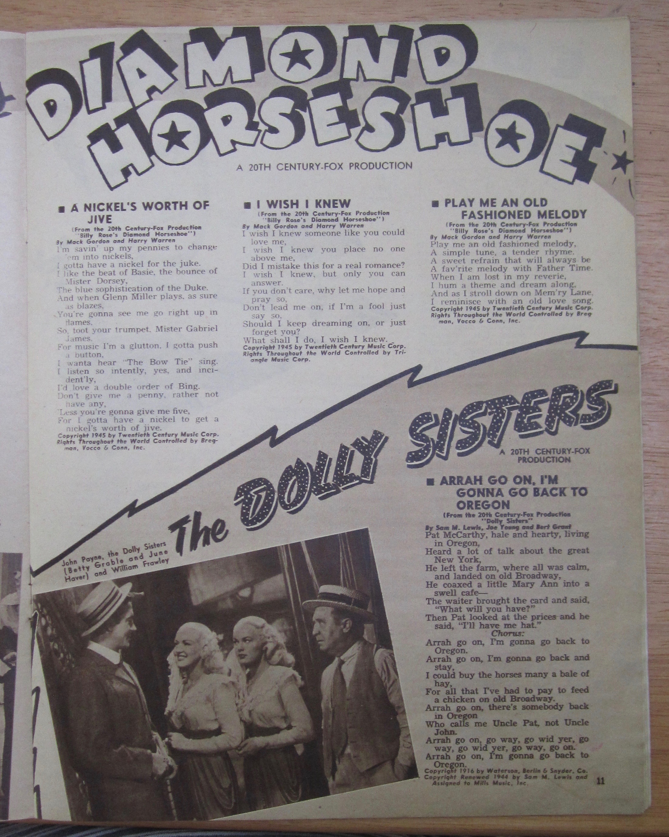 Song Hits Magazine June 1945 Bing Crosby