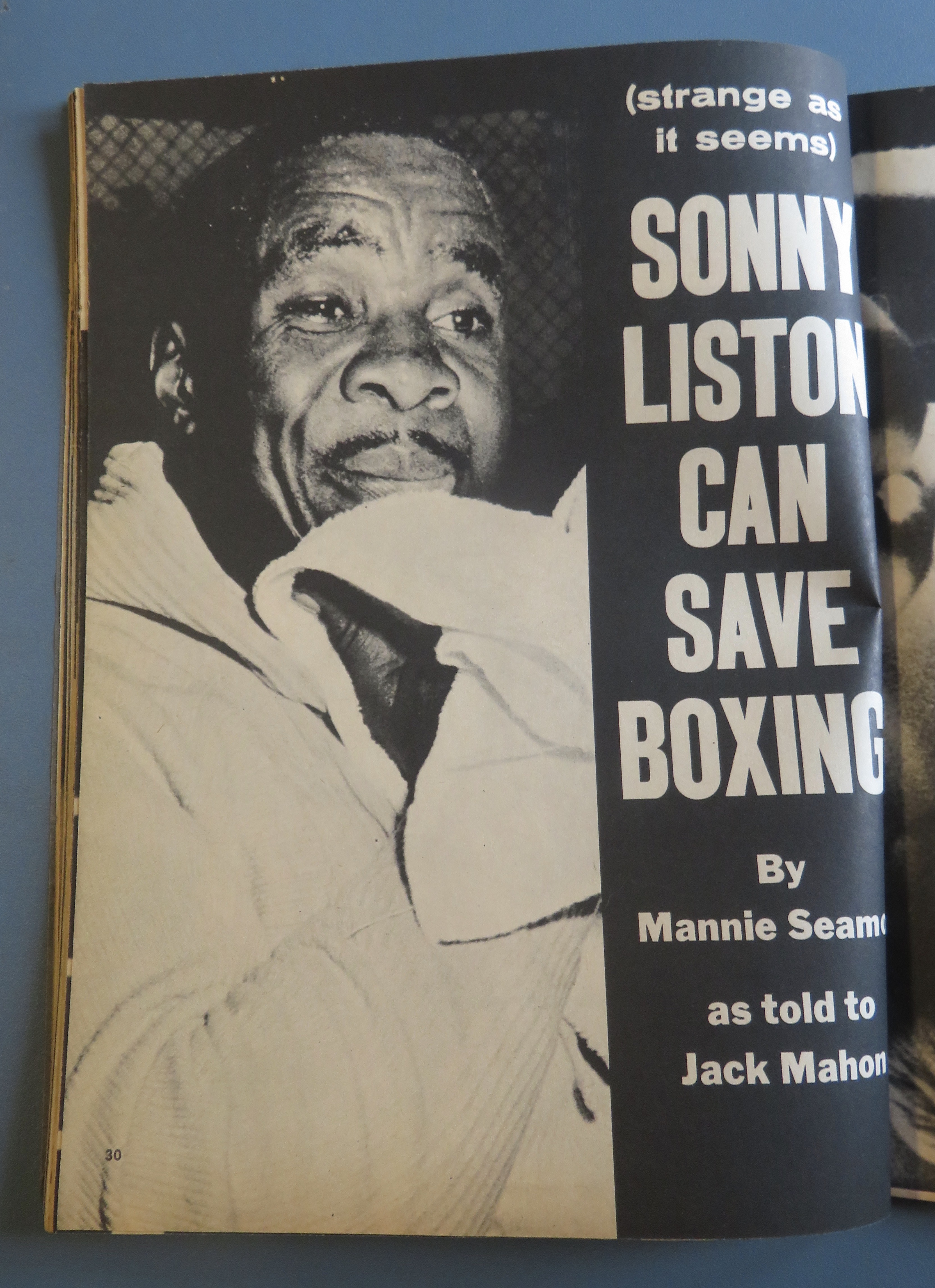 Boxing & Wrestling Magazine February 1963 Liston