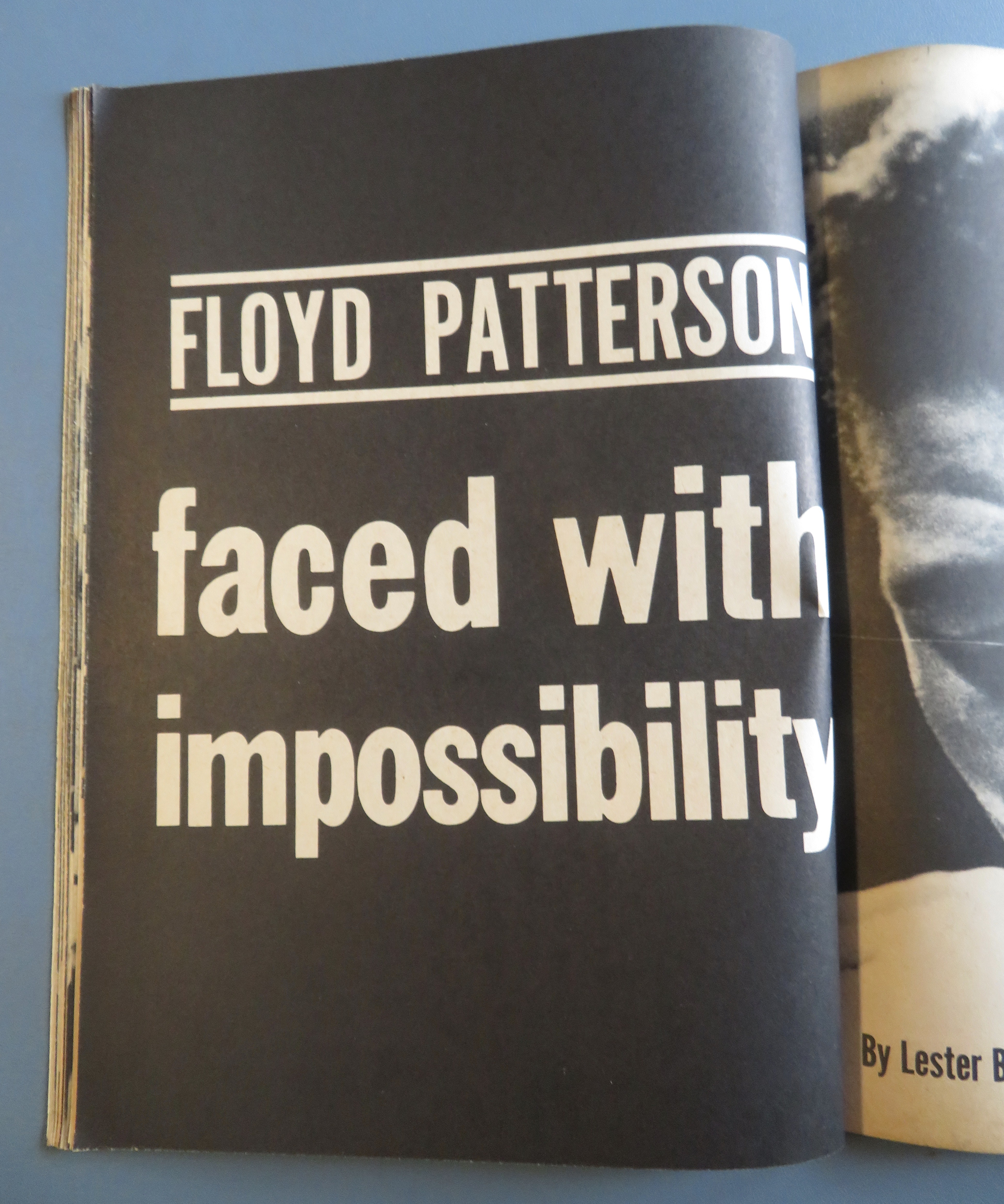 Boxing & Wrestling Magazine March 1963 Floyd Patterson