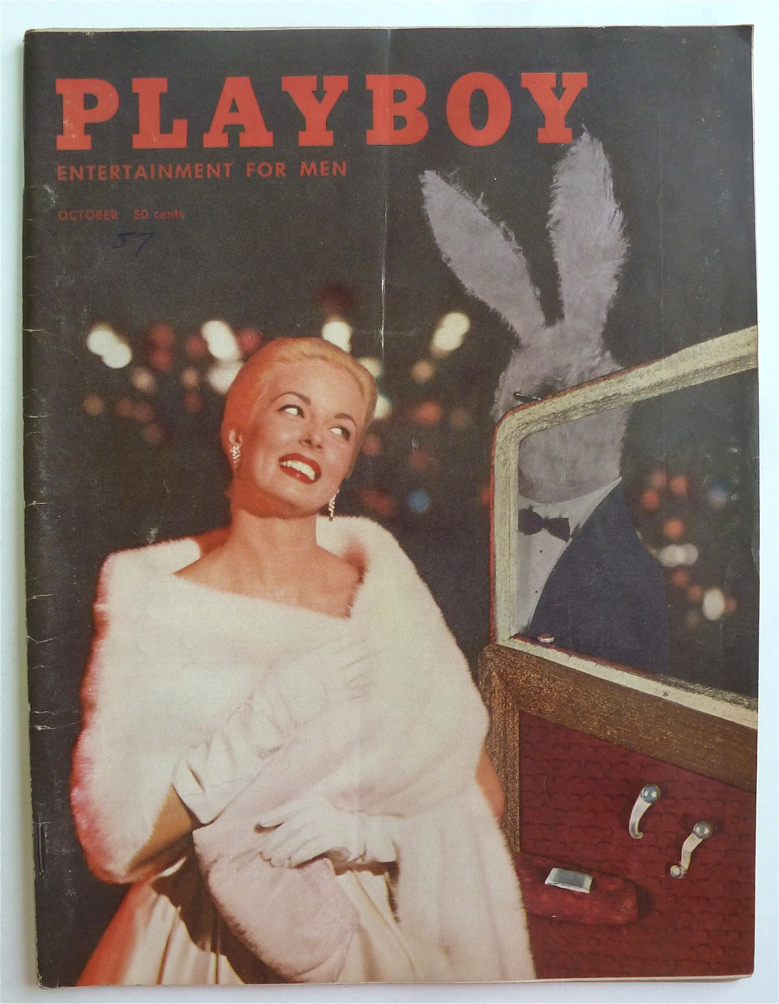 Playboy Magazine-October 1957-Colleen Farrington