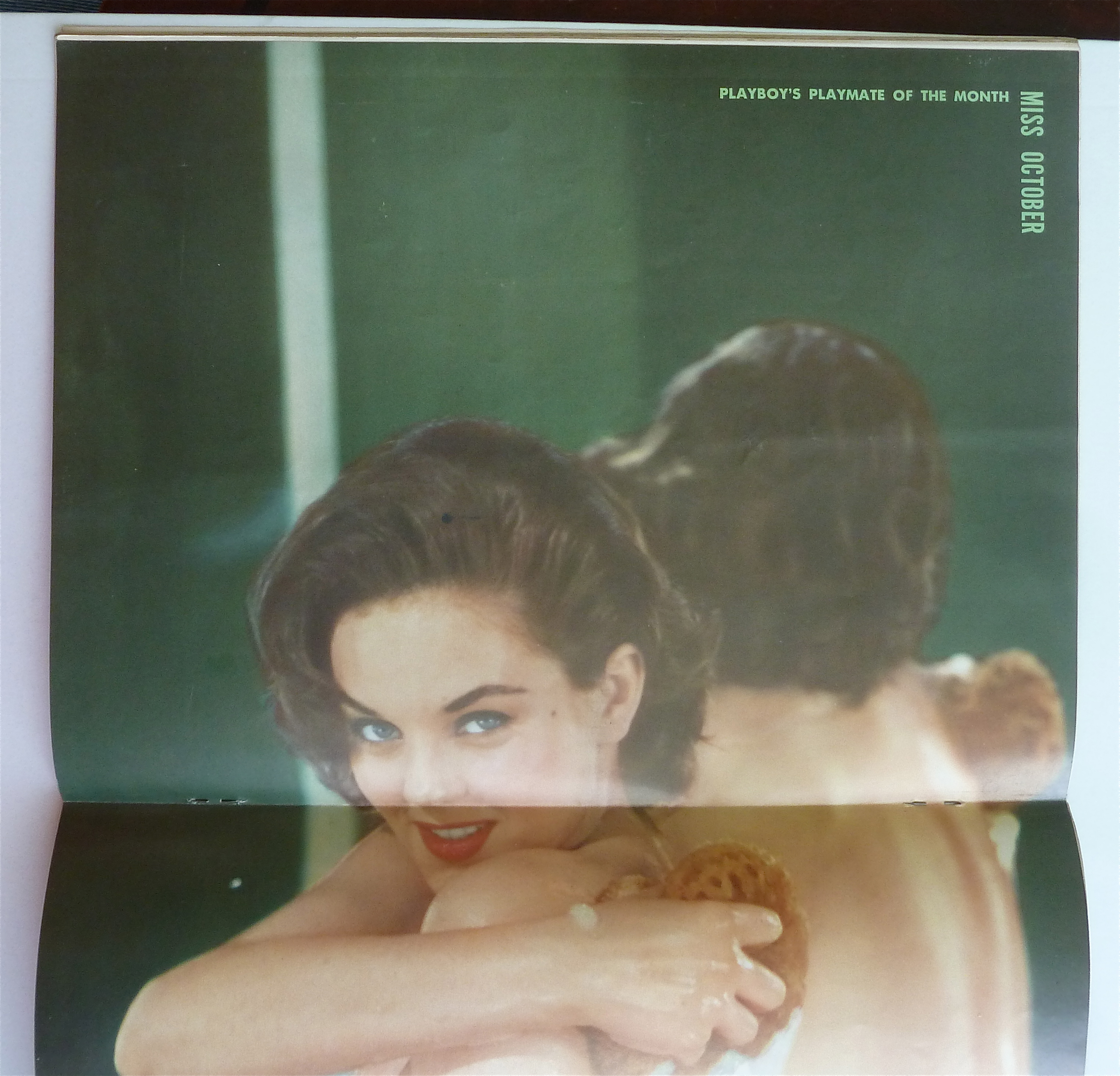 Playboy Magazine-October 1957-Colleen Farrington