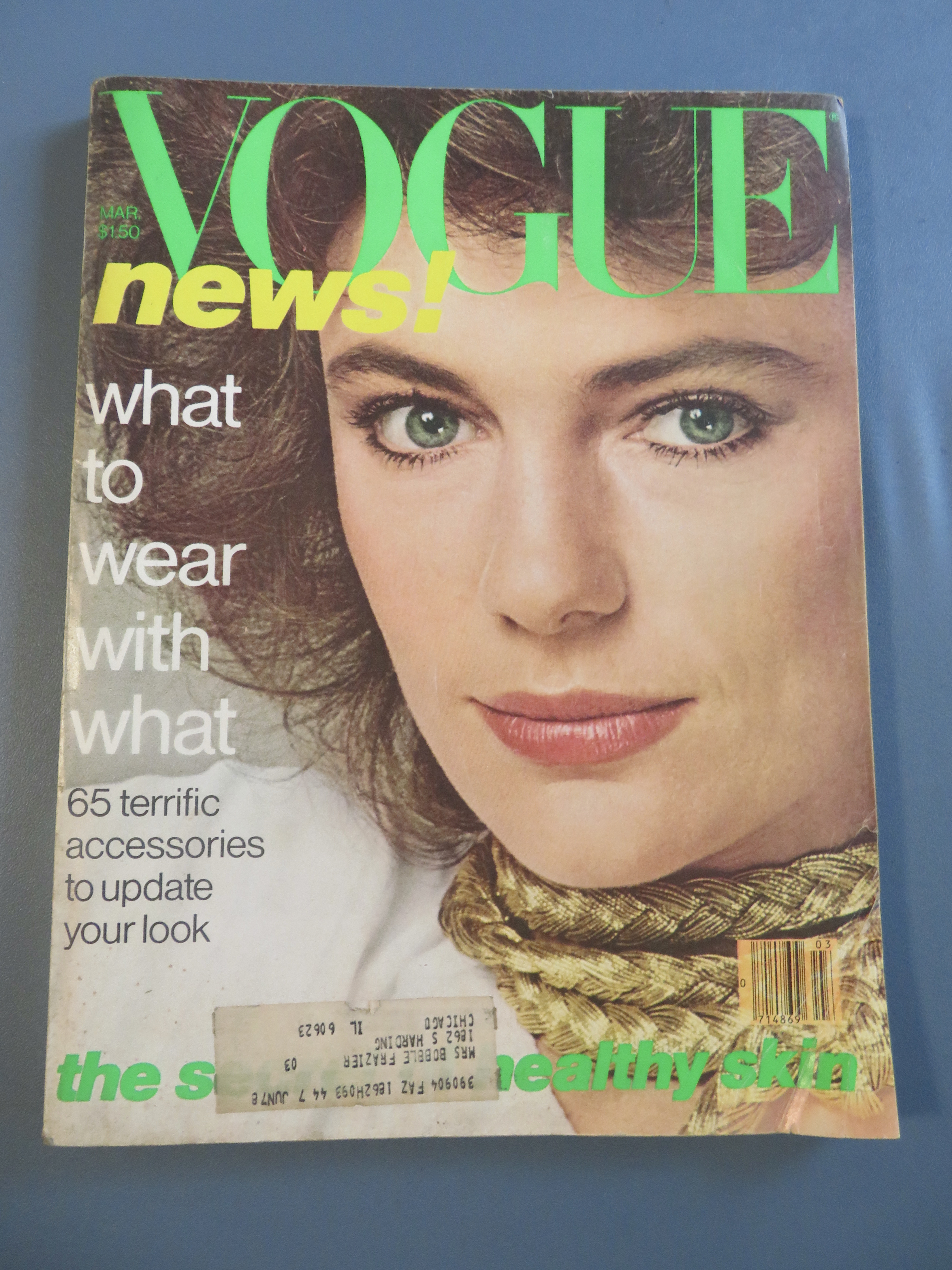 Vogue Magazine March 1978 What To Wear With What