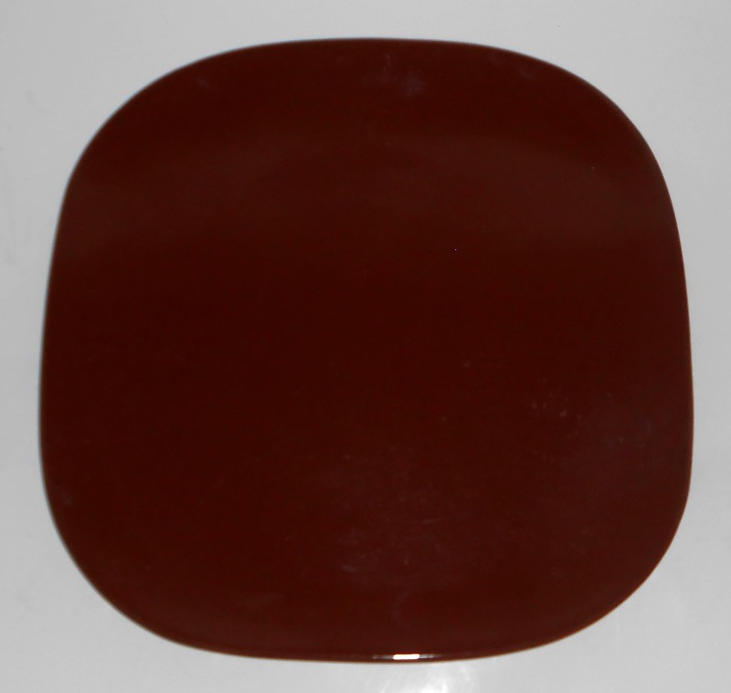 VINTAGE Franciscan Pottery Tiempo Hot Chocolate Brown Dinner Plate