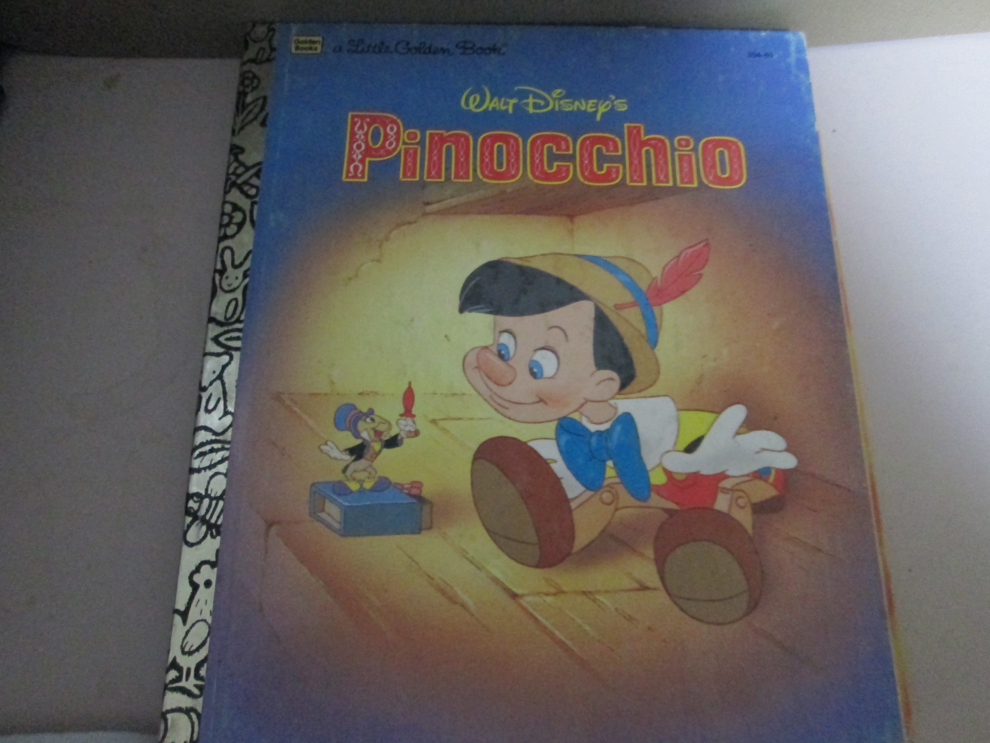 Little Golden Book Walt Disney's Pinocchio #104-69