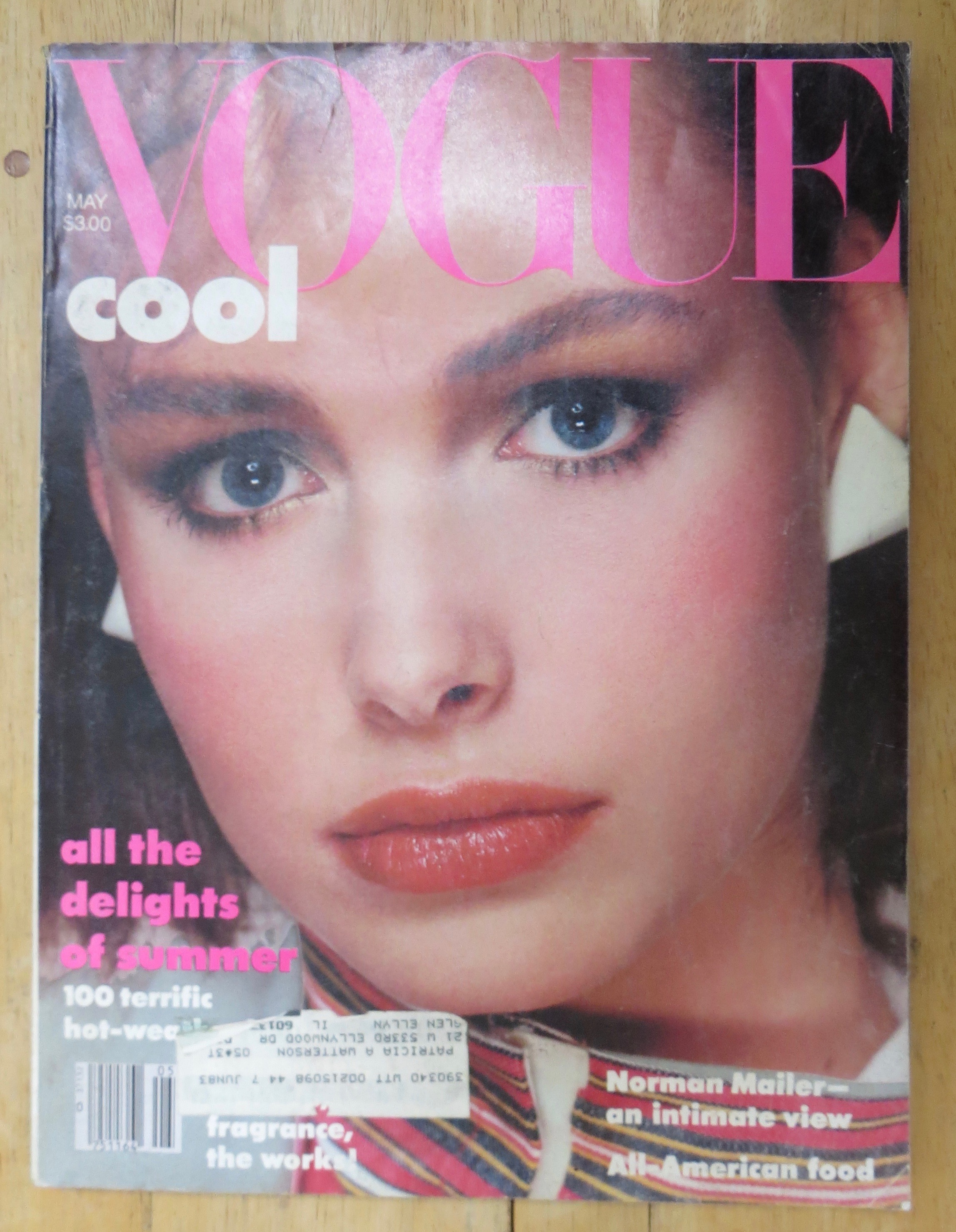 Vogue Magazine May 1983 Lauren Helm