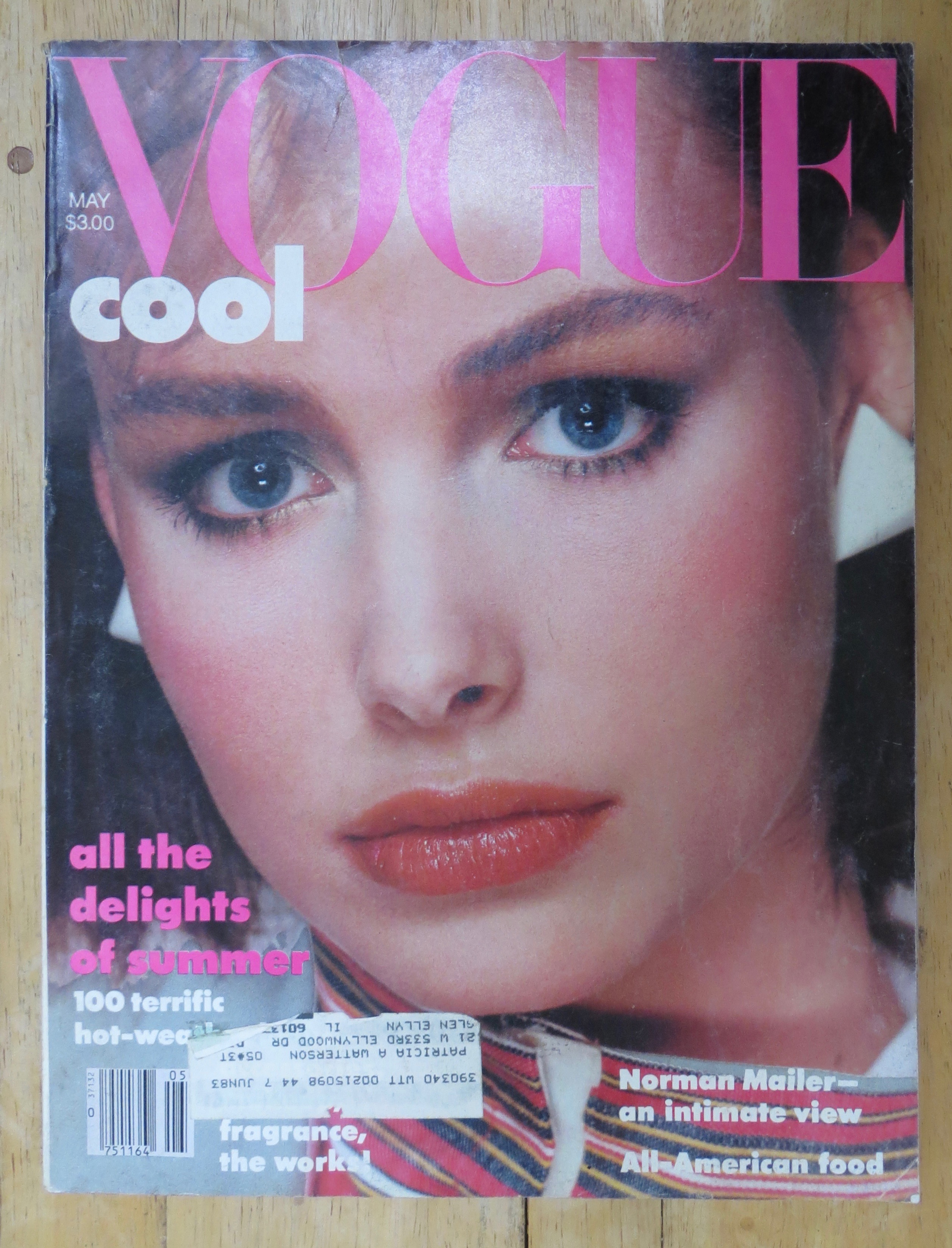 Vogue Magazine May 1983 Lauren Helm