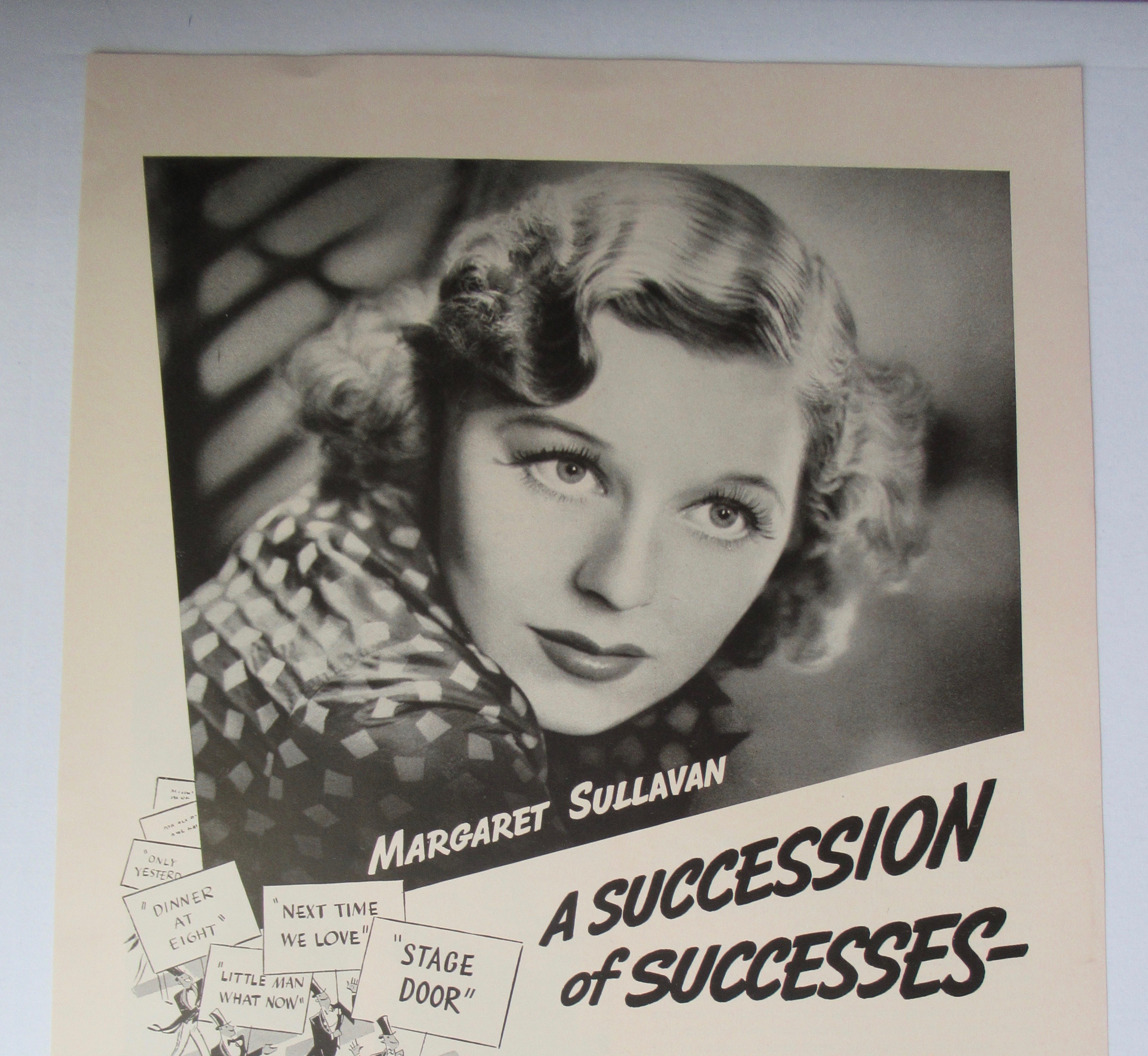 1936 Lux Toilet Soap with Margaret Sullavan