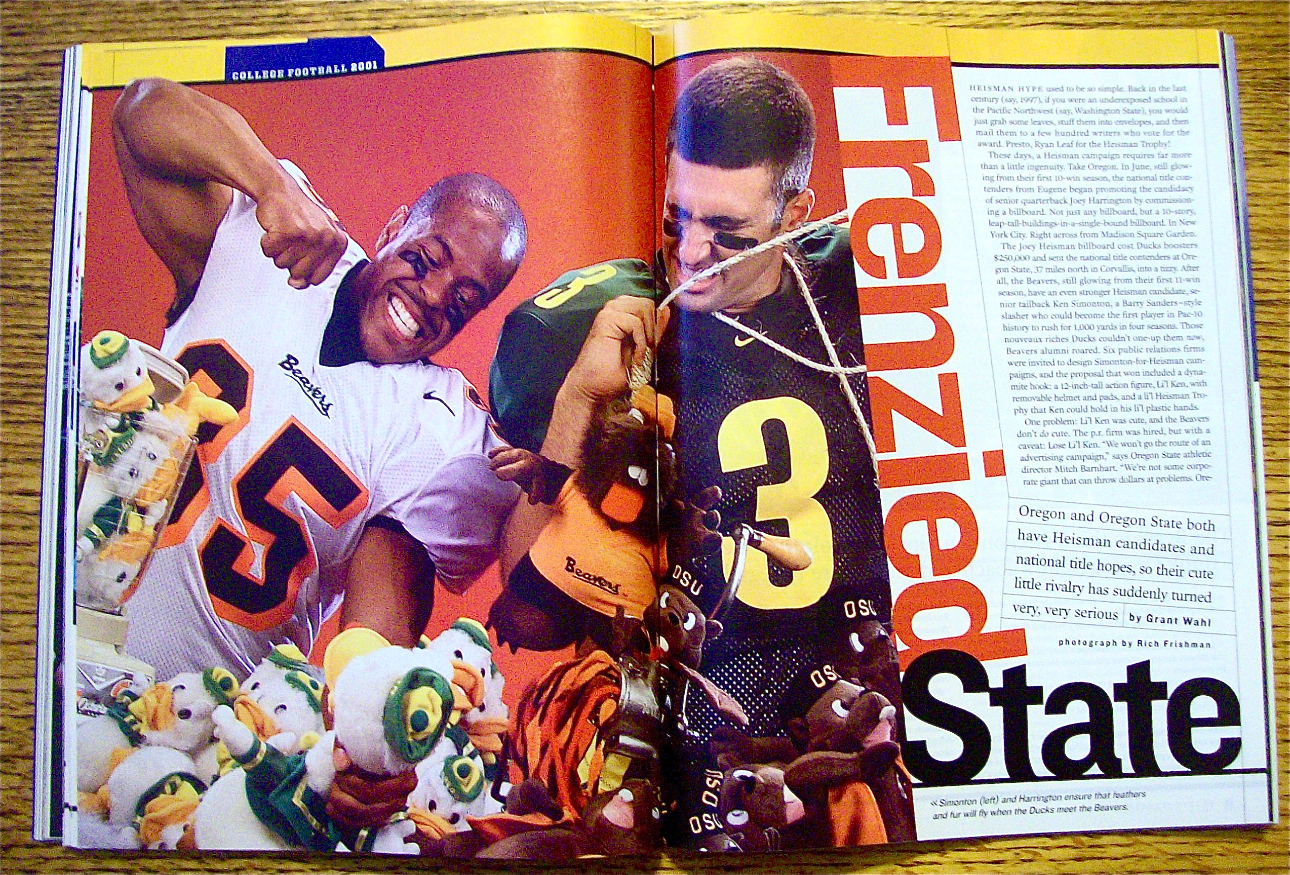 Sports Illustrated Magazine August 13, 2001 Oregon
