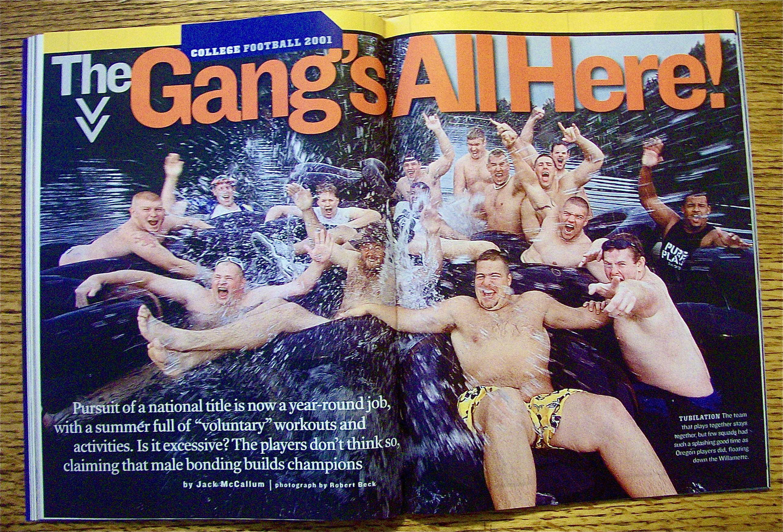 Sports Illustrated Magazine August 13, 2001 Oregon