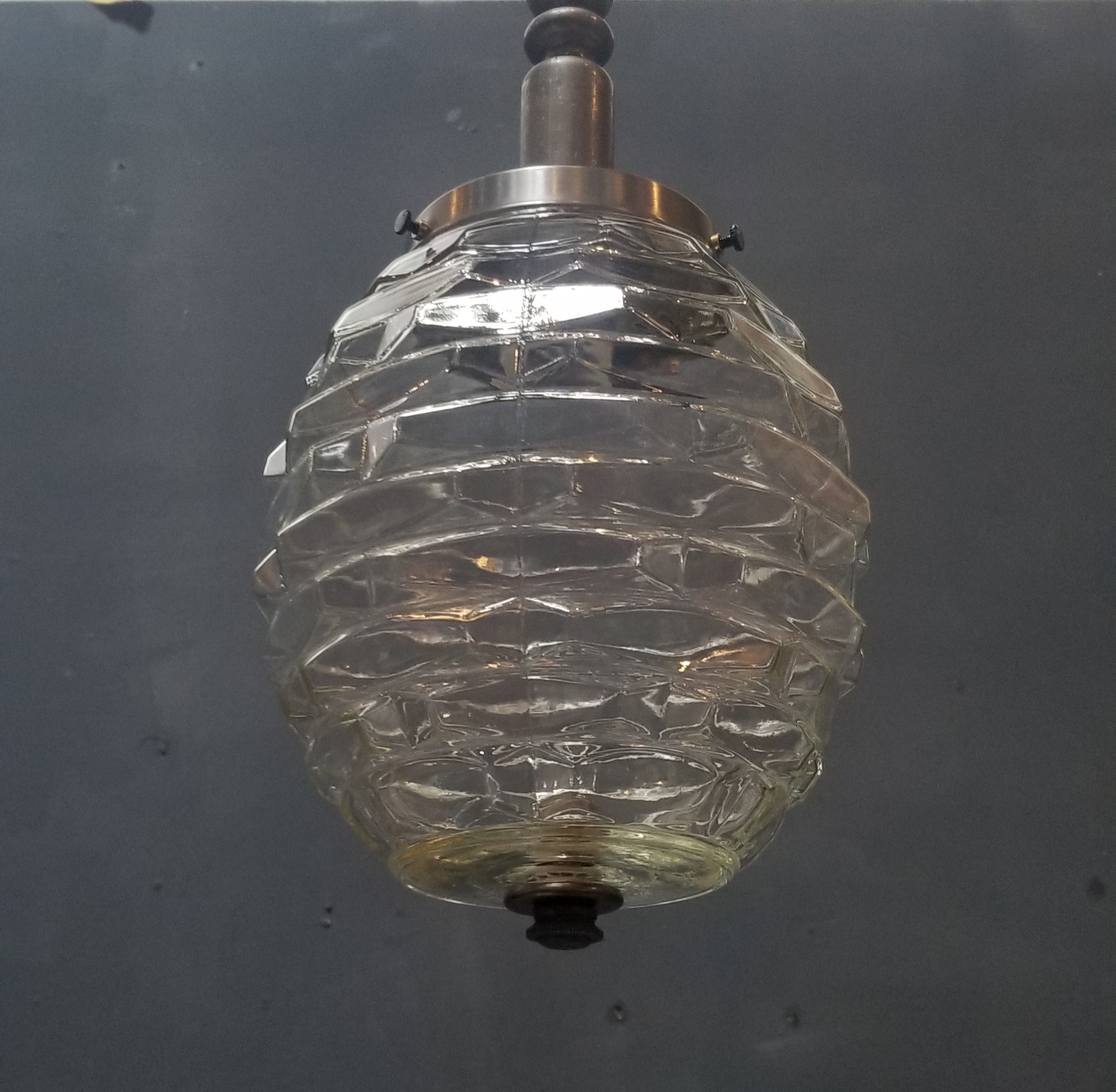Faceted Glass Pendants