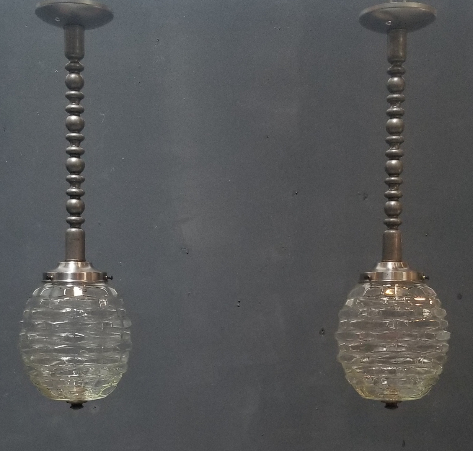 Faceted Glass Pendants