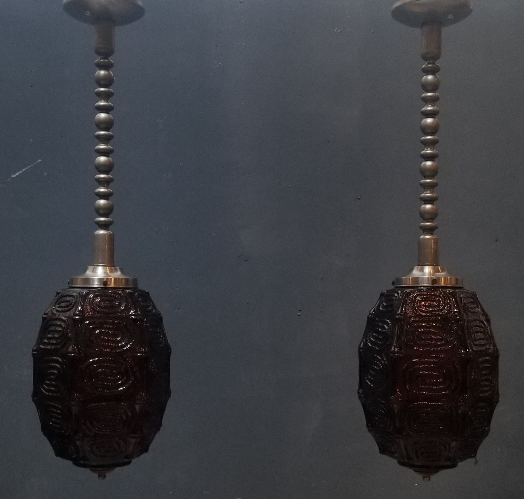 1 pair GOTHIC RED PENDANT lights