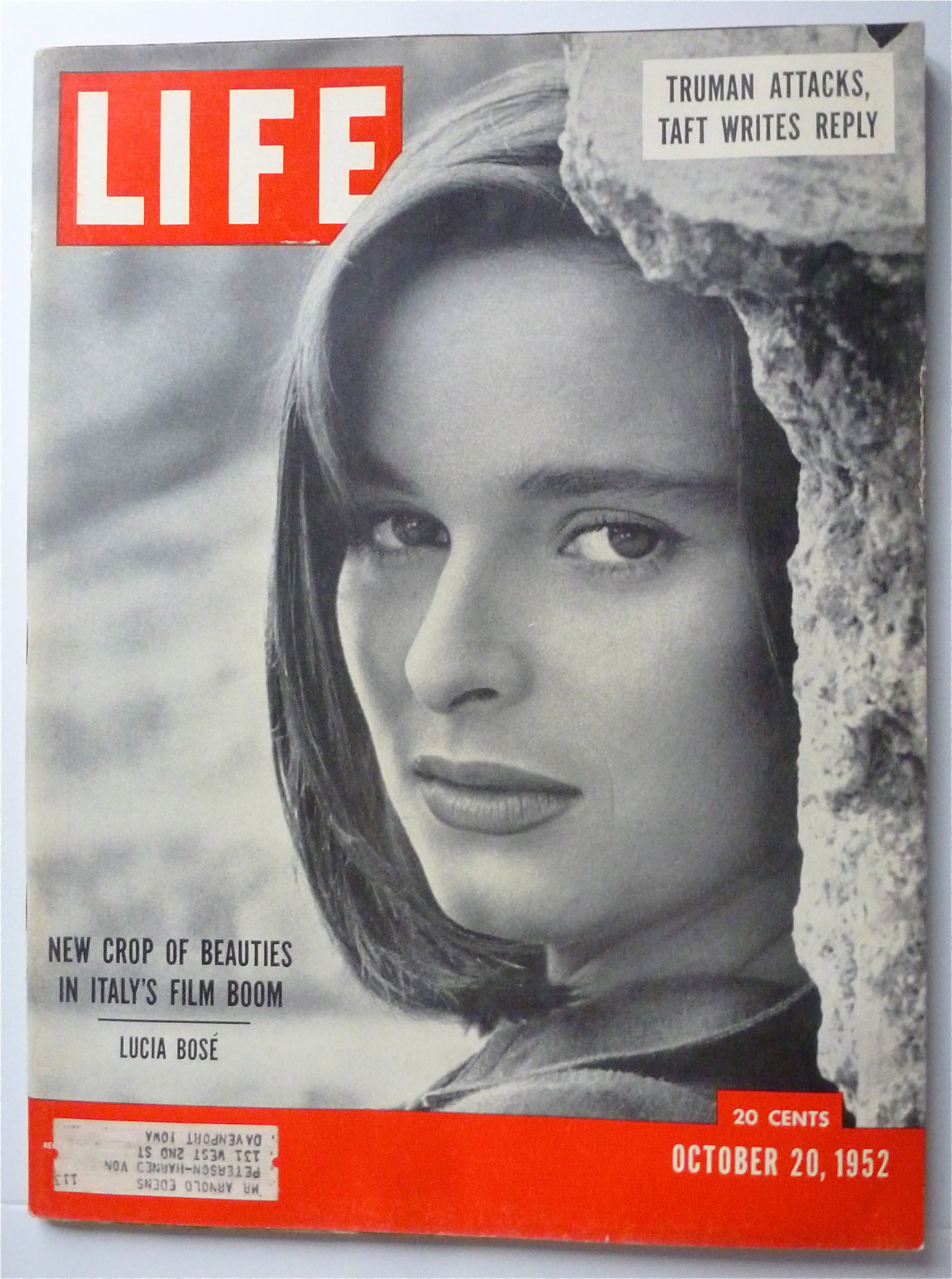Life Magazine-October 20, 1952-Lucia Bose