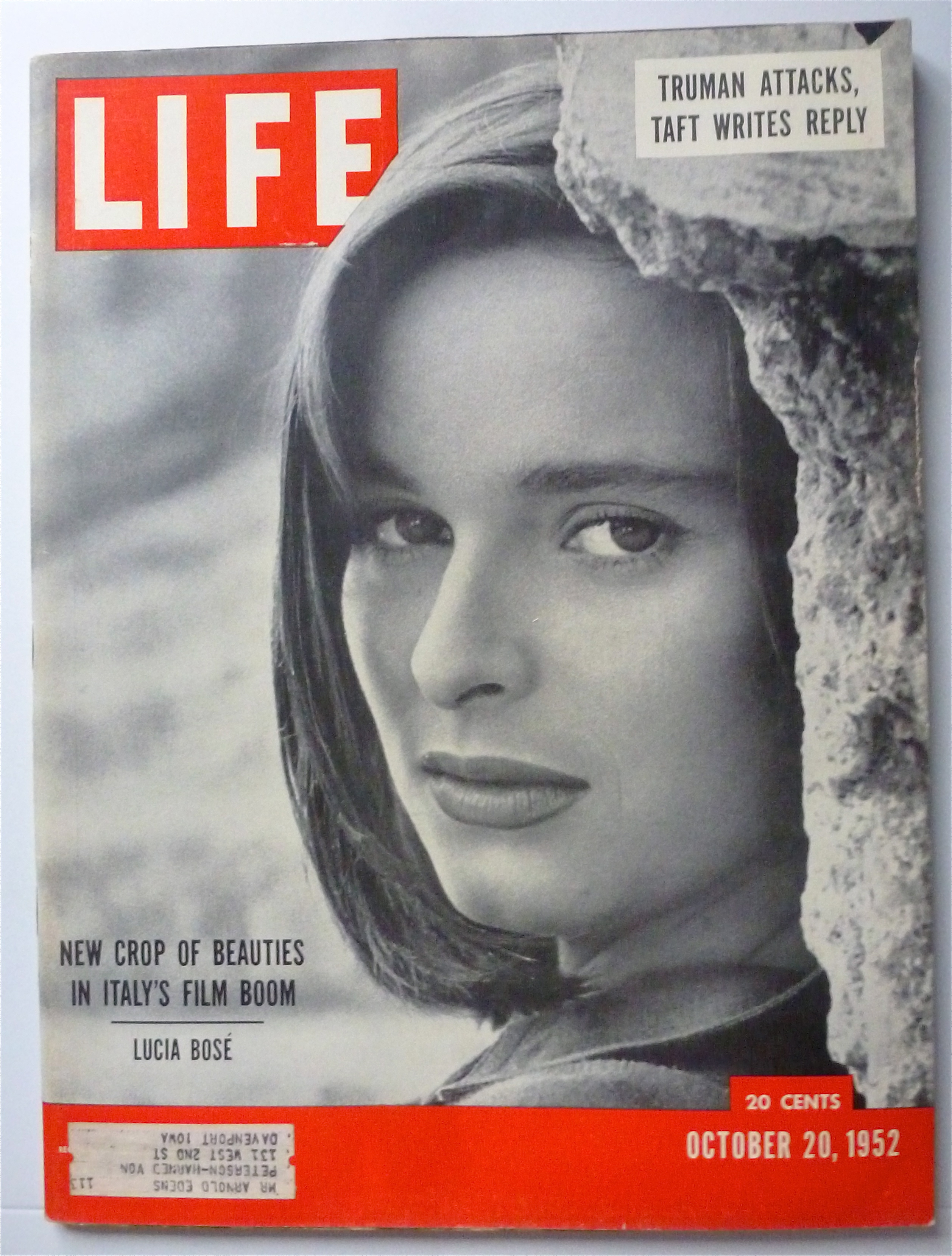 Life Magazine-October 20, 1952-Lucia Bose