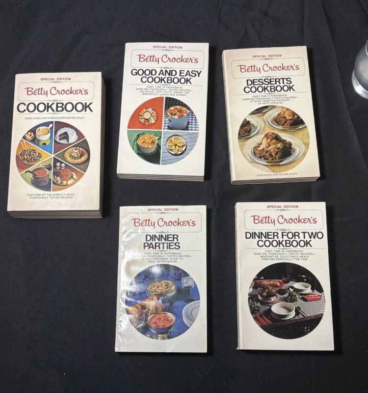 Vintage Betty Crocker's Special Edition Cookbook Collection - Set of 5 Hardcover Books from the 1970s