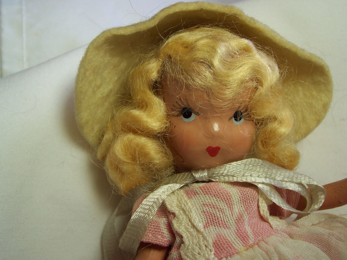 Nancy Ann Storybook Doll in Pin, Bisque
