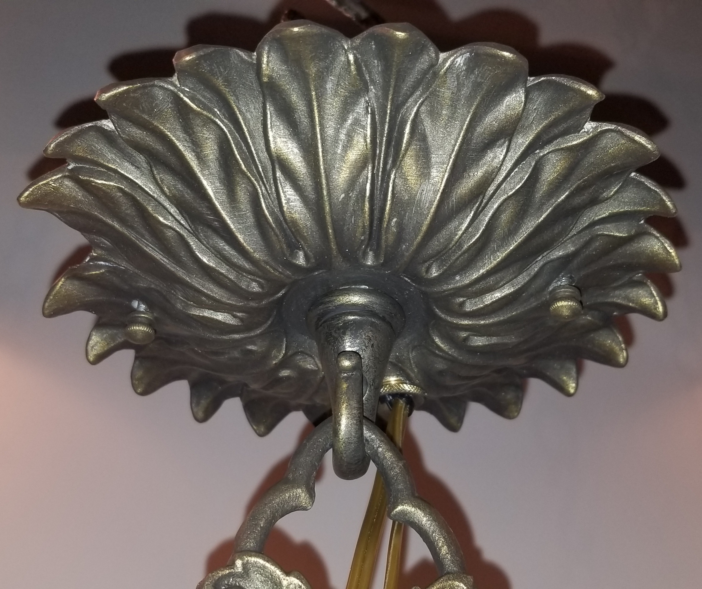 Pair of classic pendant lights  #3657
