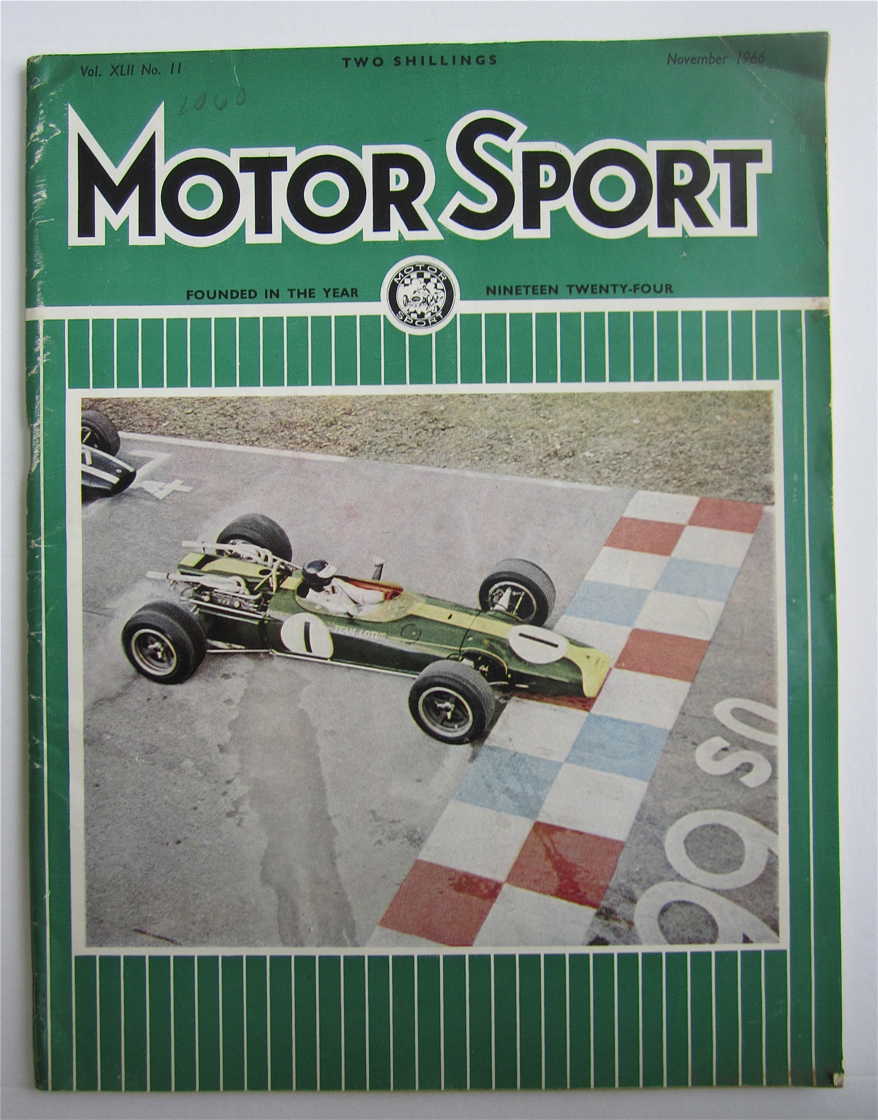 Motor Sport Magazine November 1966 Foreboding