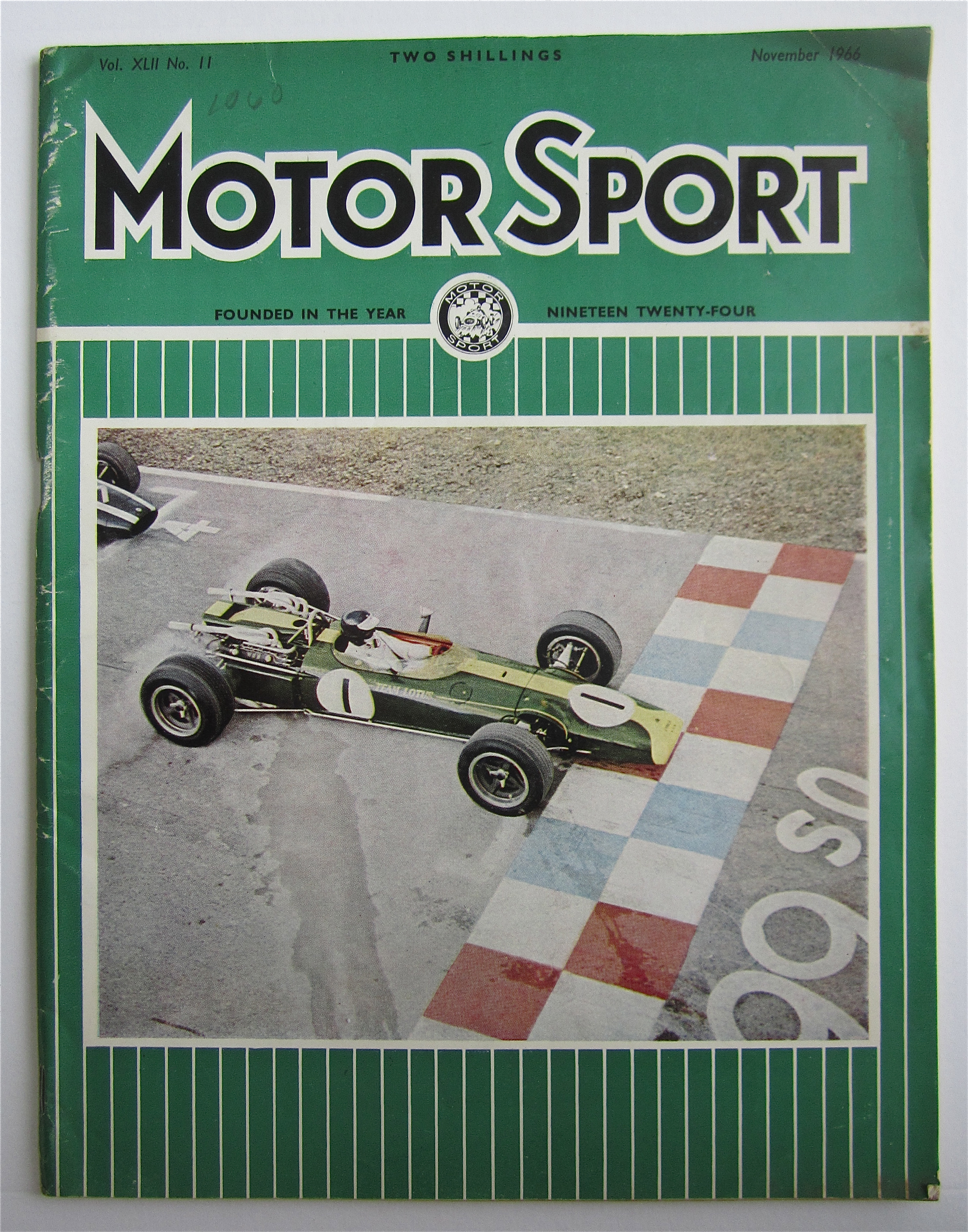 Motor Sport Magazine November 1966 Foreboding